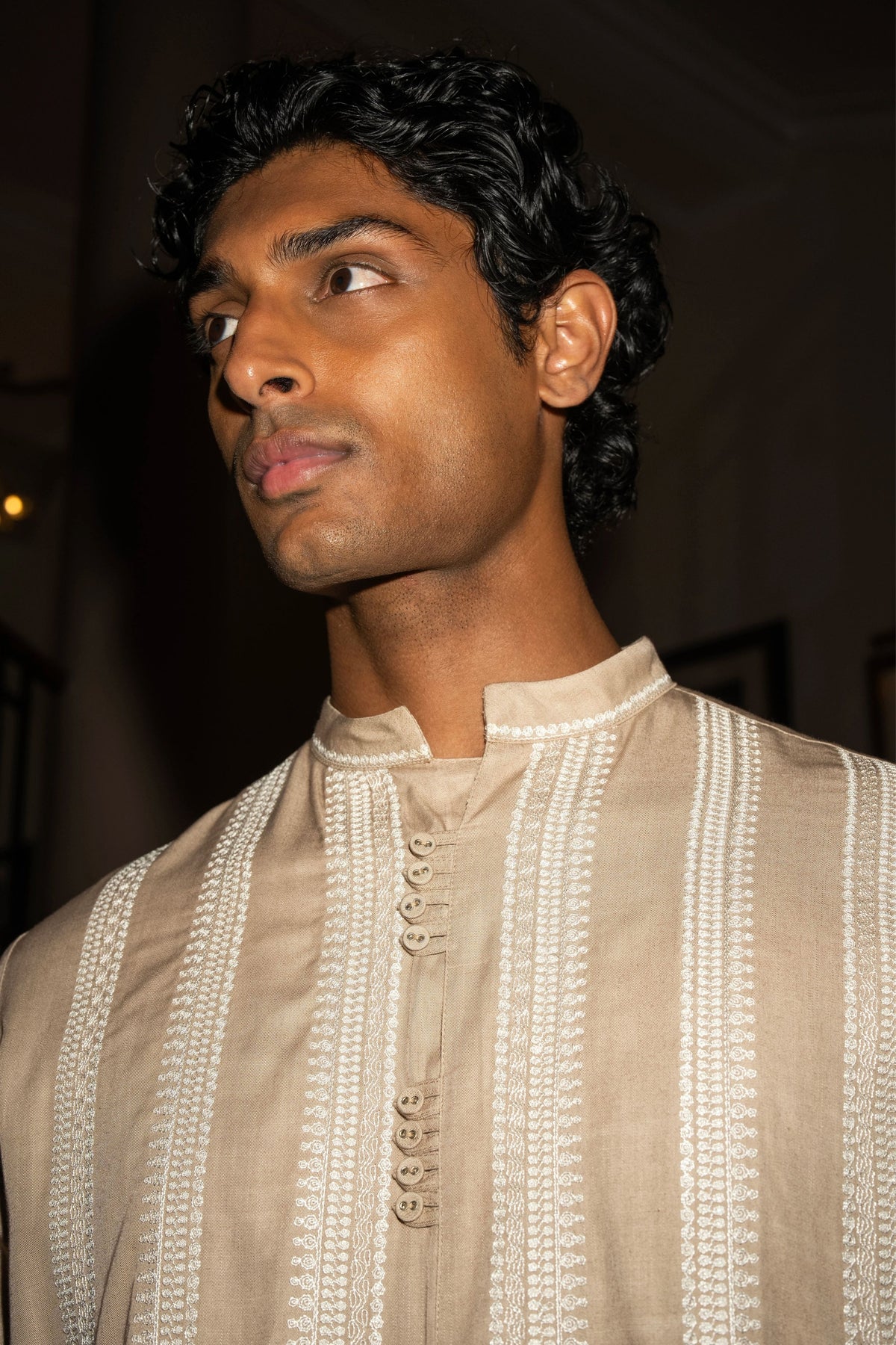 Dori Embroidered Stripe Shirt