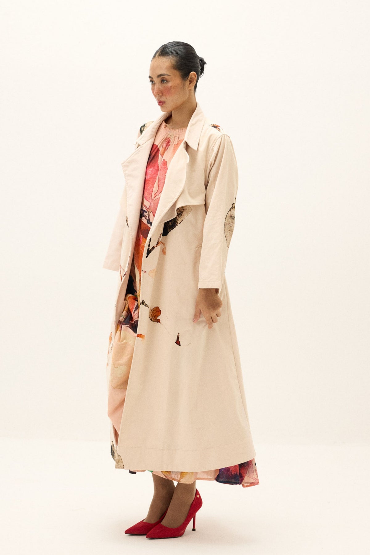 Clay Echo Trench Coat