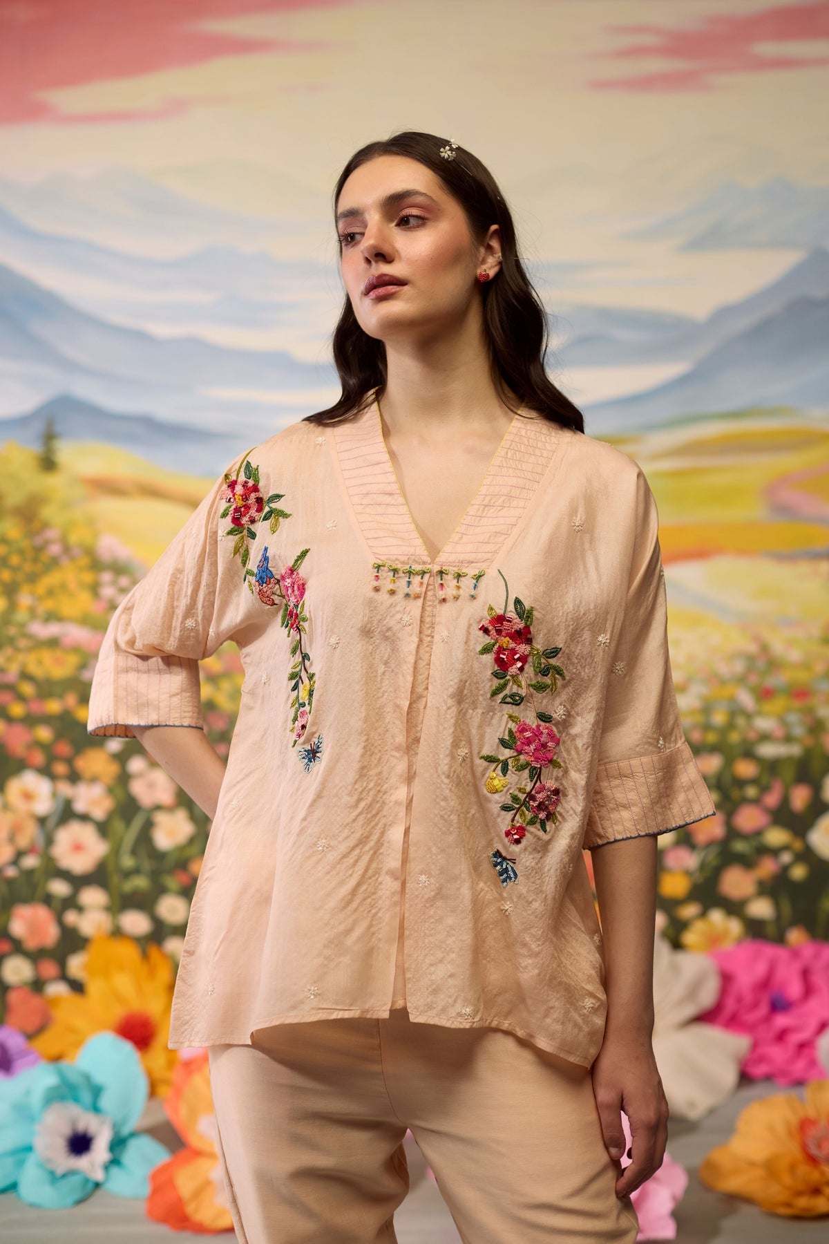 Sorbet Beaded Top