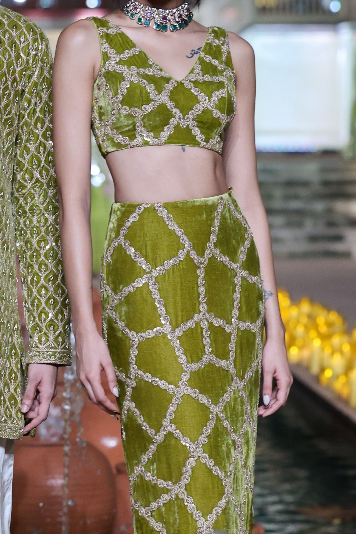 Kaccha Aam Skirt Set