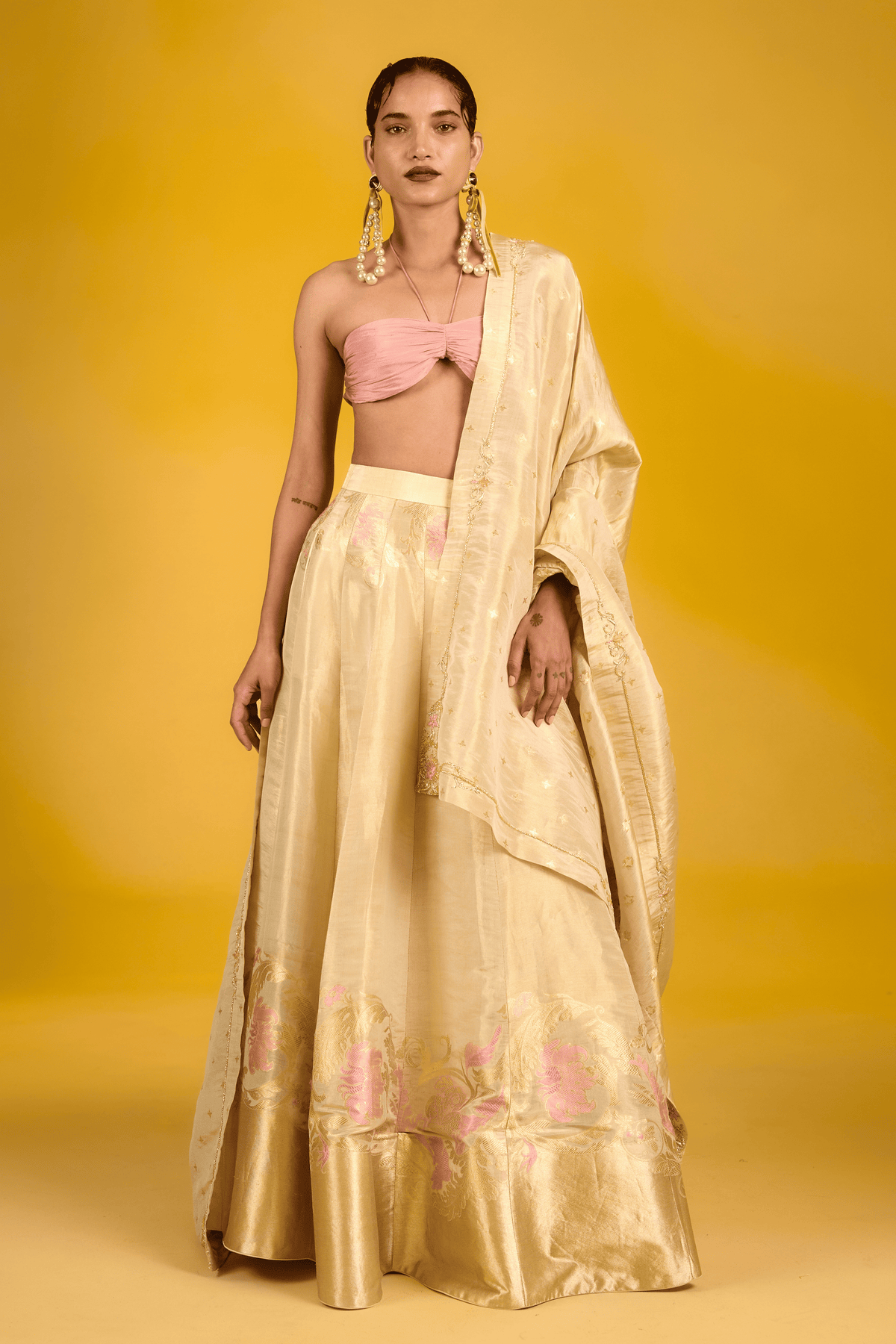 The Golden Glow Lehenga