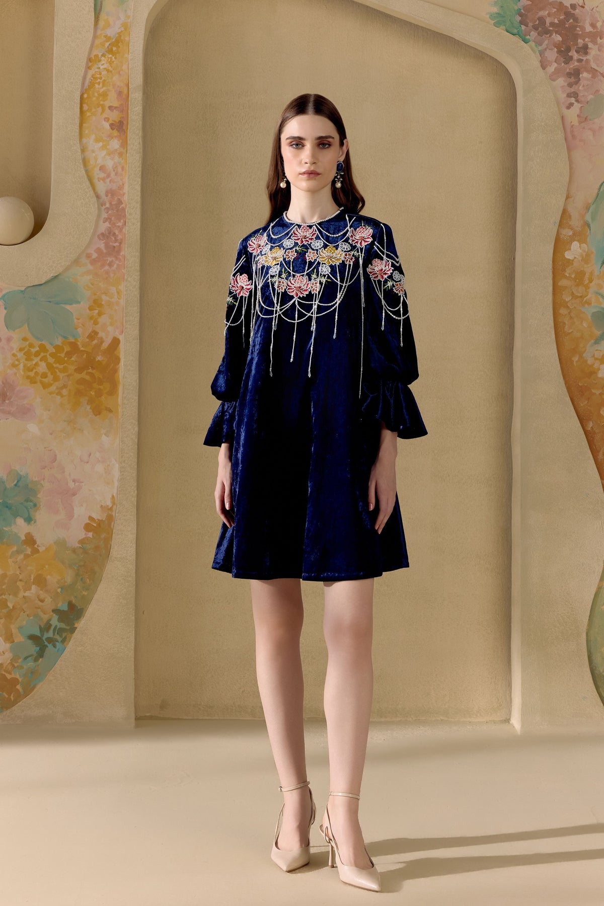 Indigo Fleur Dress