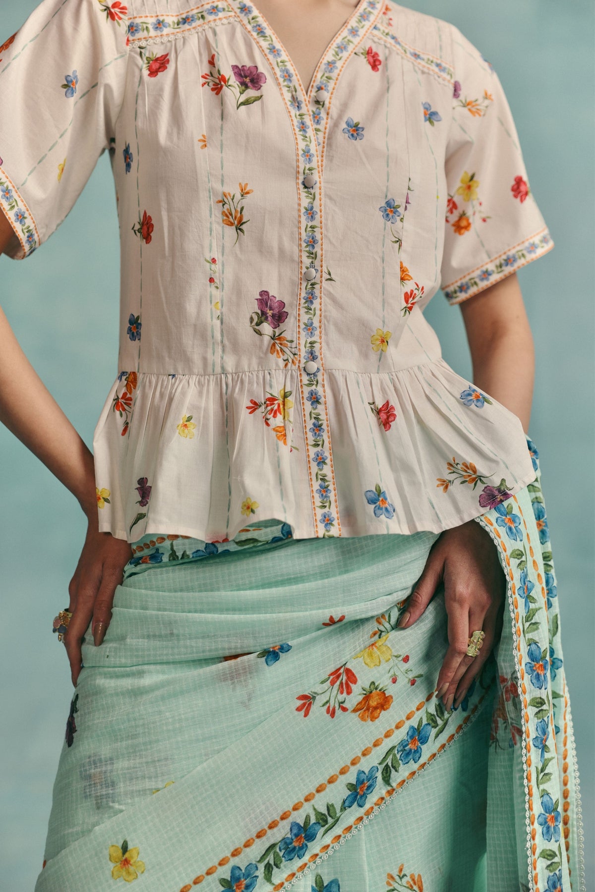 Ecru Daisy Blouse