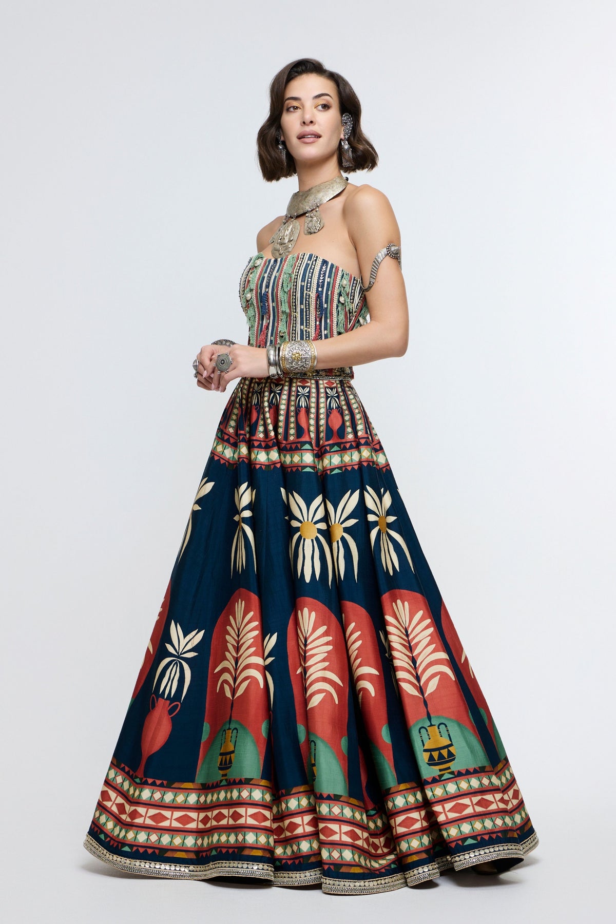 Amera Fring Corset Set
