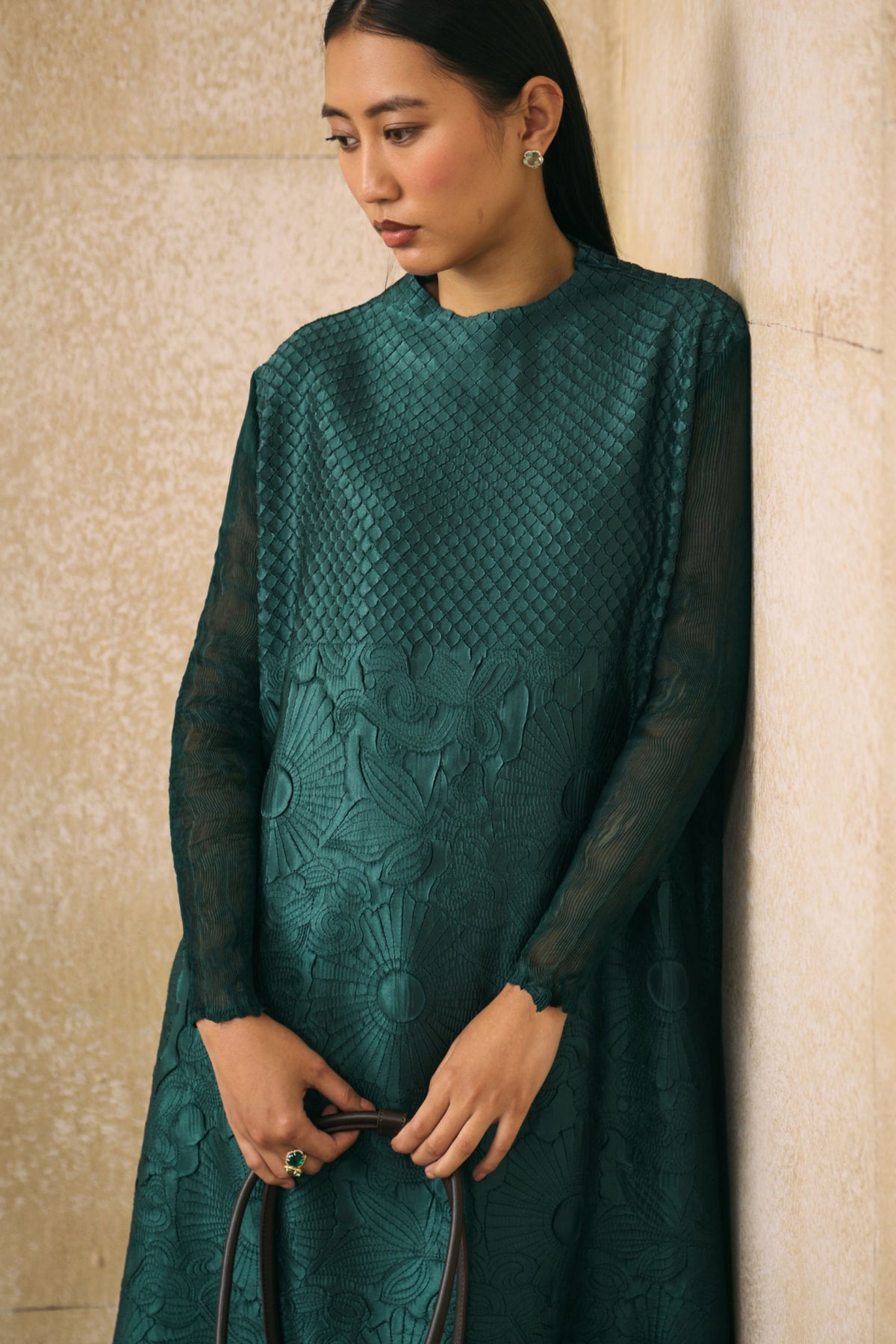 Bottle Green Virtue Dress