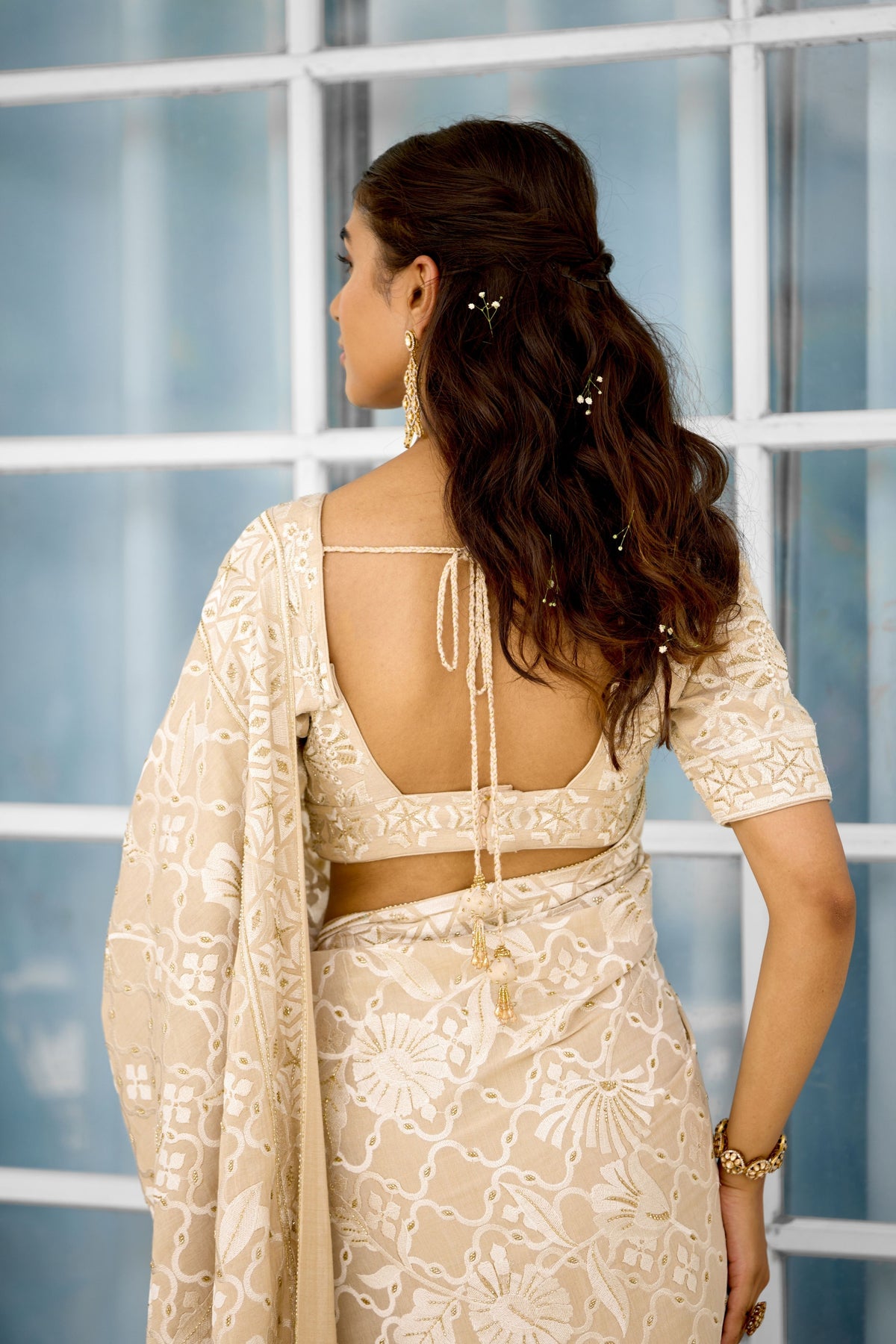 Honey Drop Saree Set