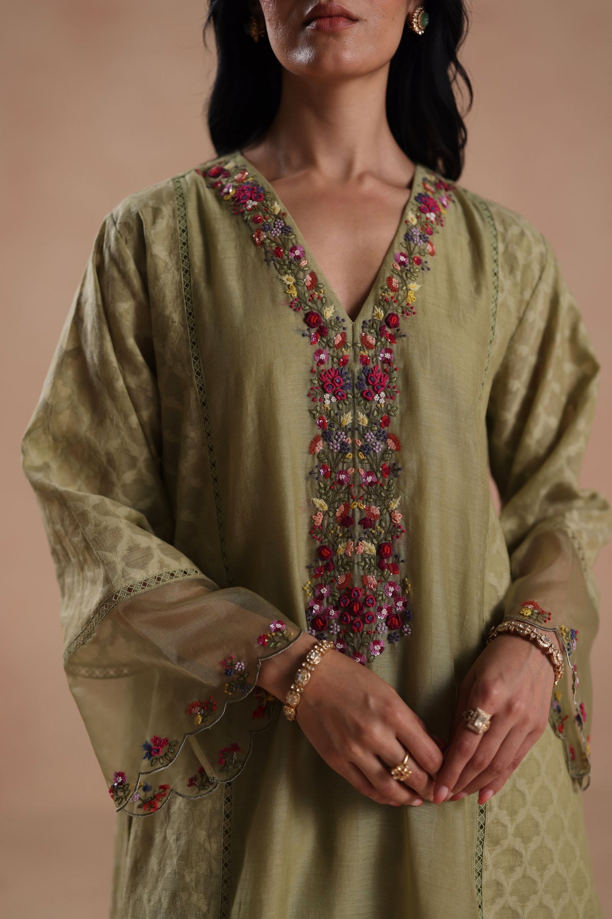 Rua Green Kurta Set