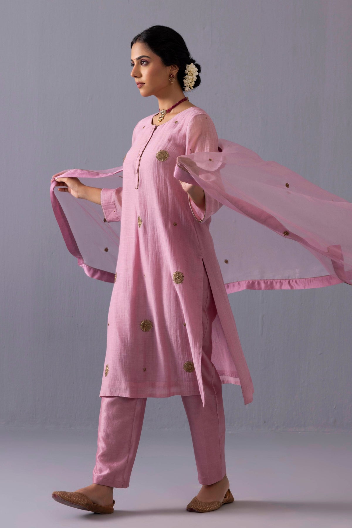 Malti Pink Kurta Set