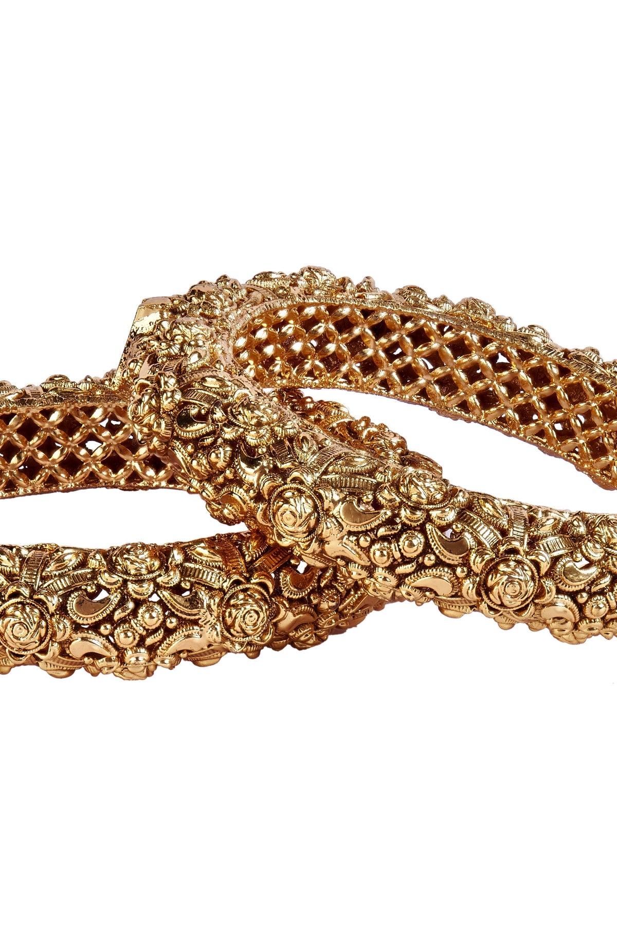 Isvaraah Gold Plated Bangles