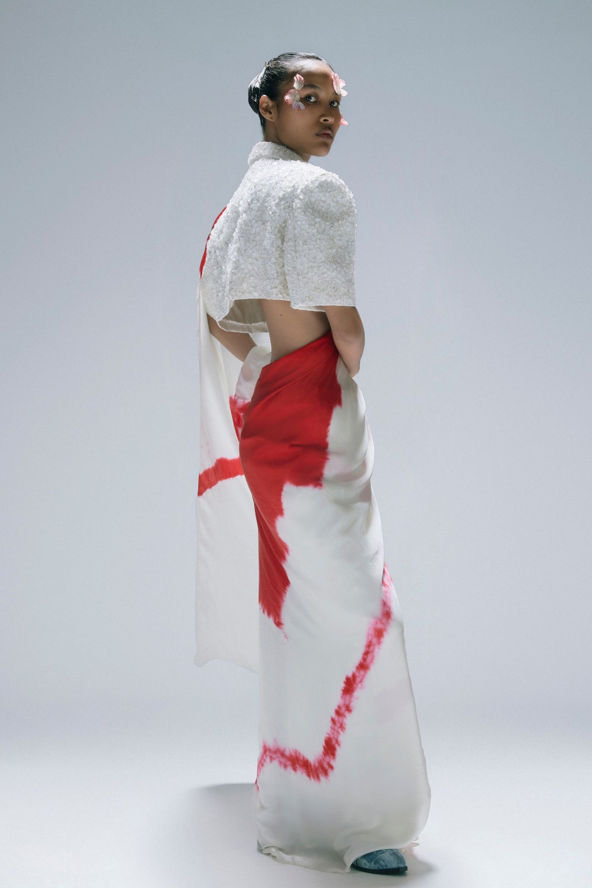 Embedded Crystal Blouse