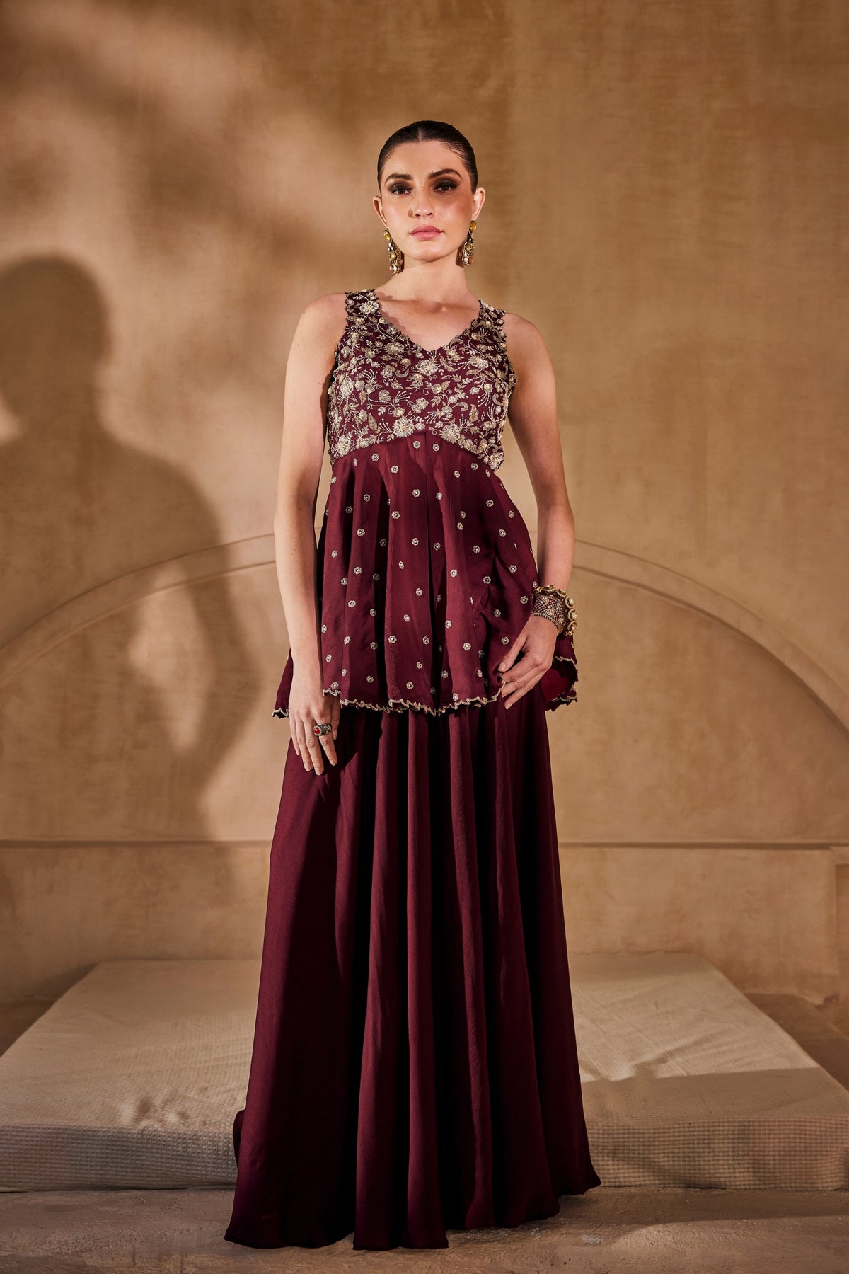 Viraasat Peplum Set