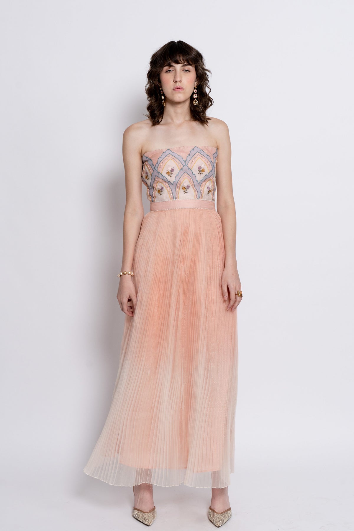 Elowen Peach gown