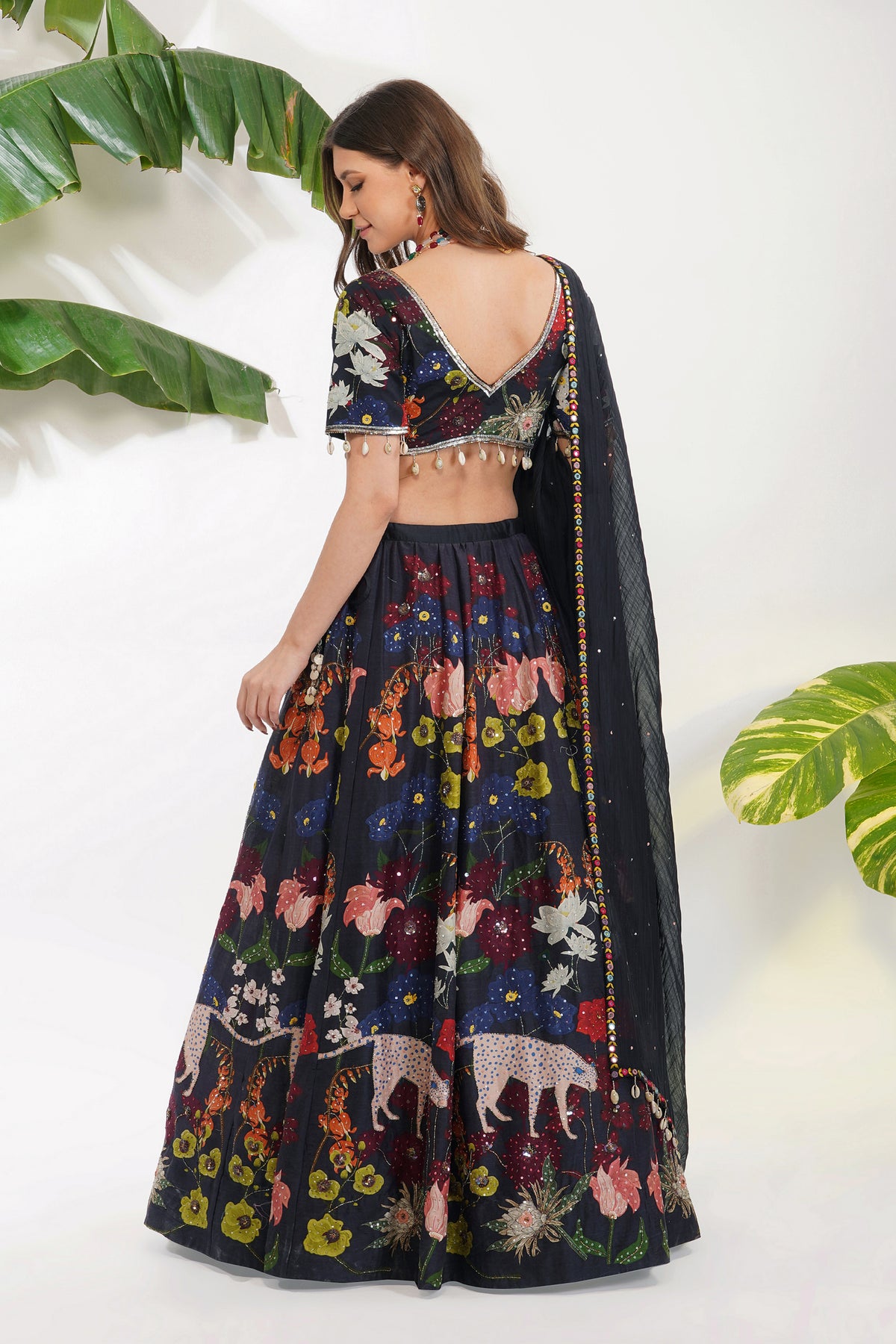 Flora Fauna Lehenga Set