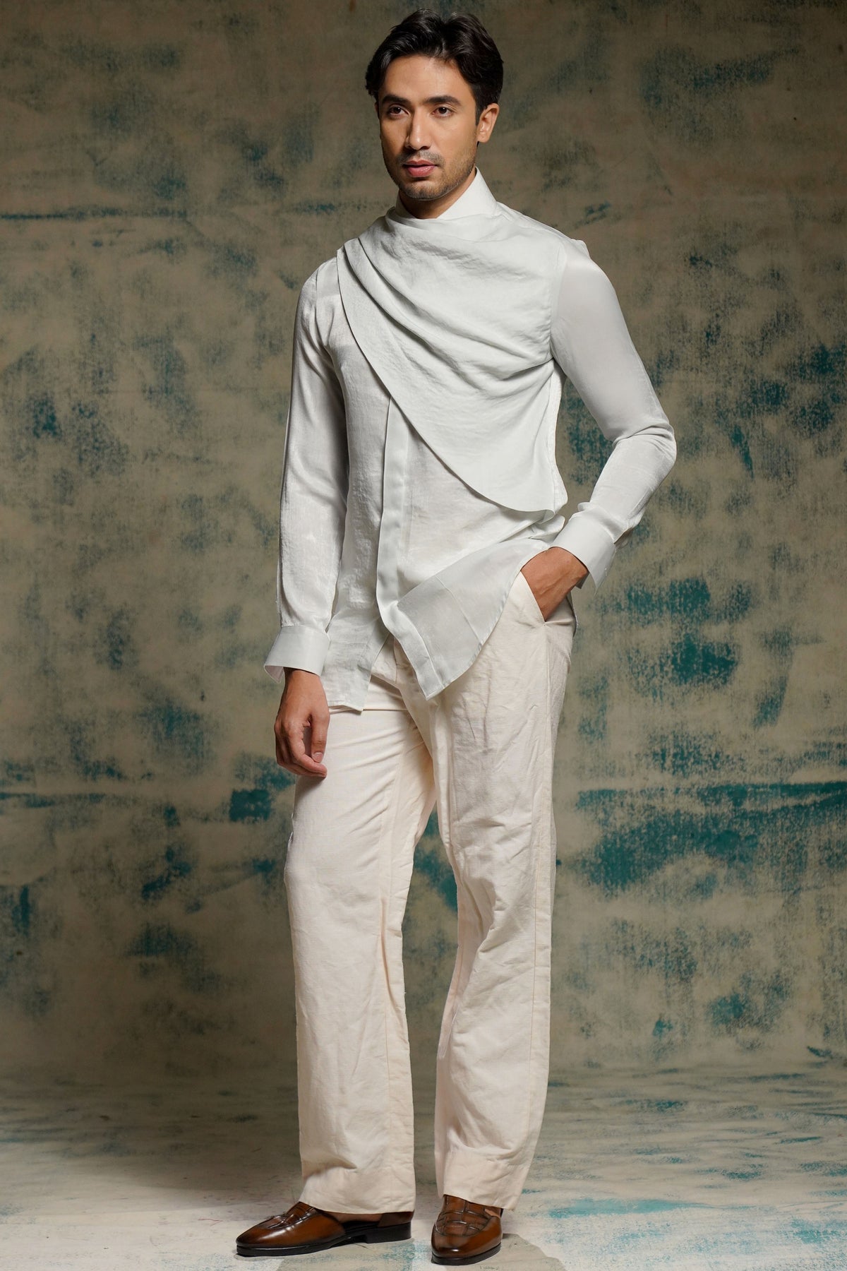 Apricot Ivory Blazer Set