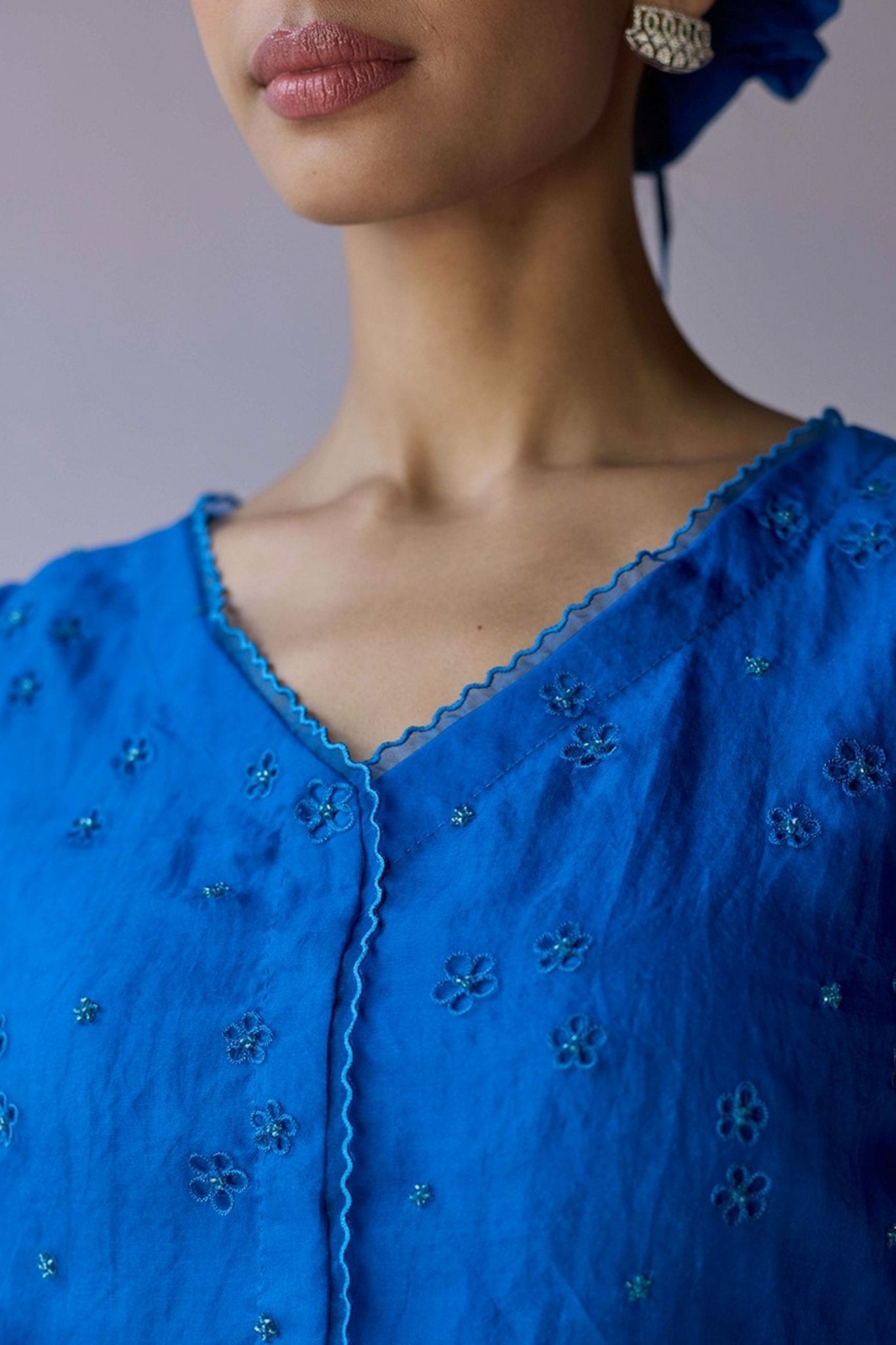 Starbloom Persian Blue Blouse - Surmaye - Elahe