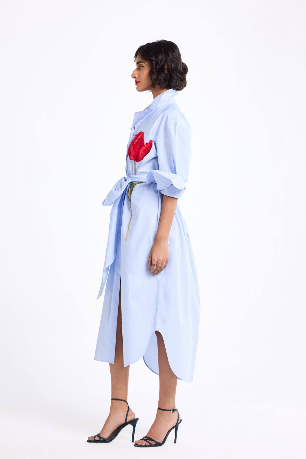 Tea Length Shirt Dress
