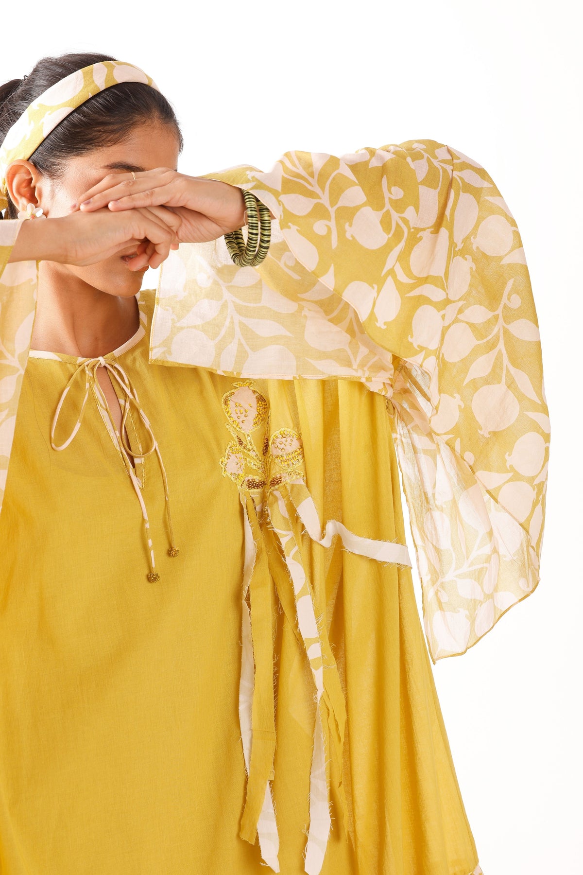 Embroidered Applique Detailing Dress