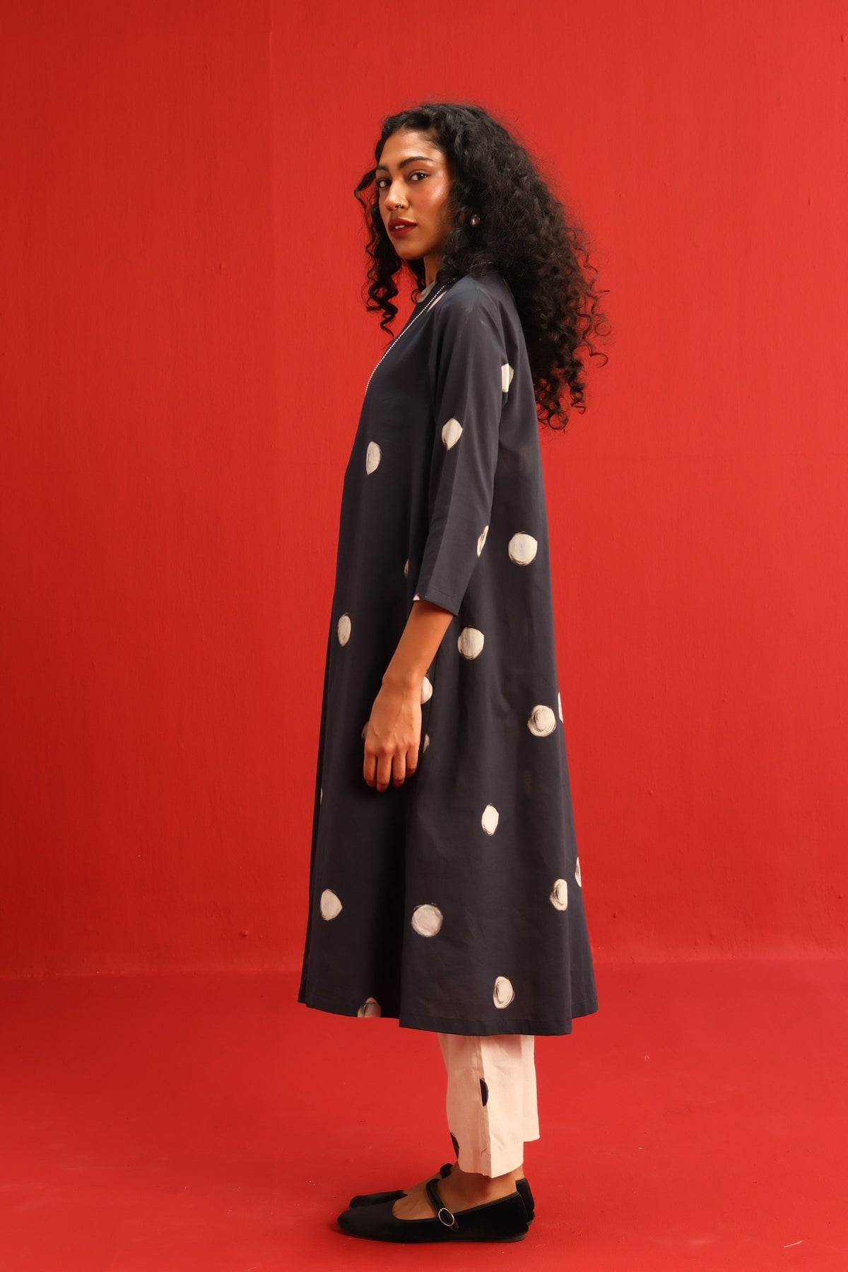 Polka Kurta Set