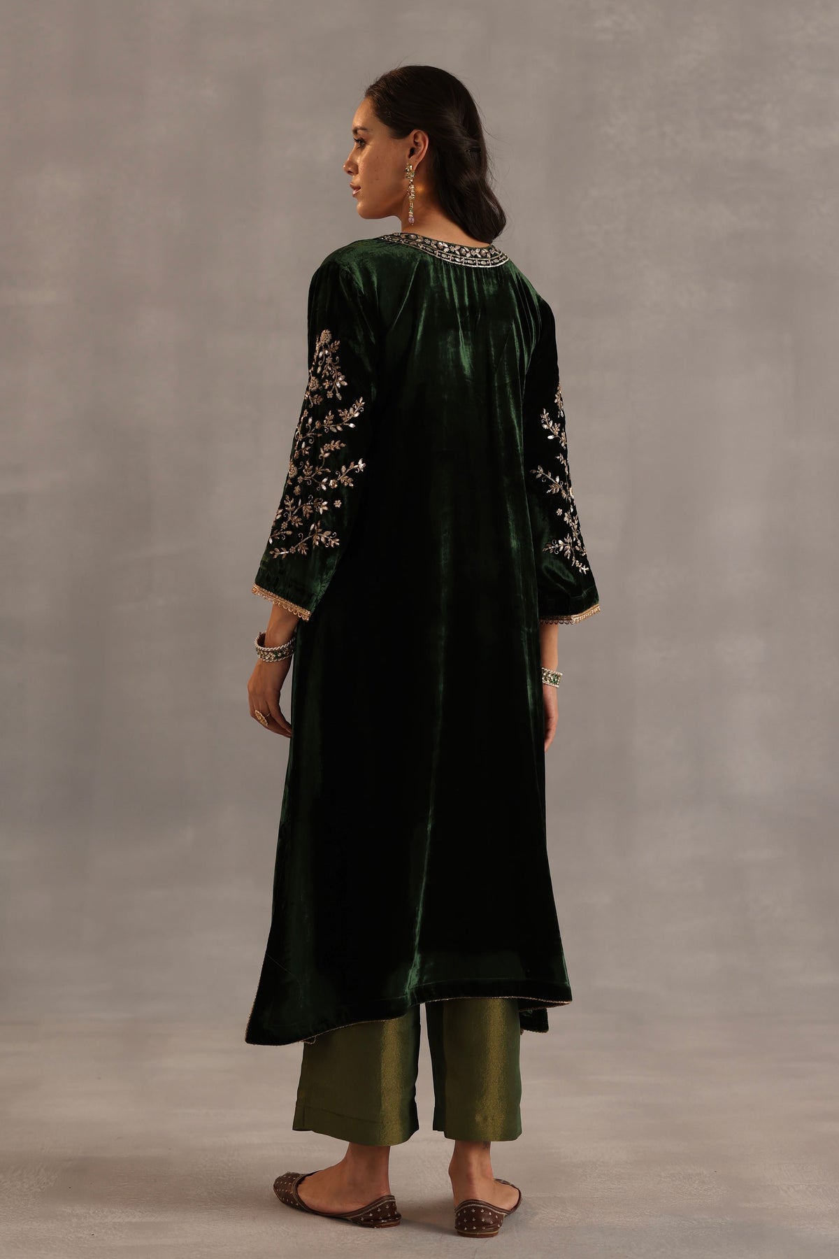 Minar Green Kurta Set