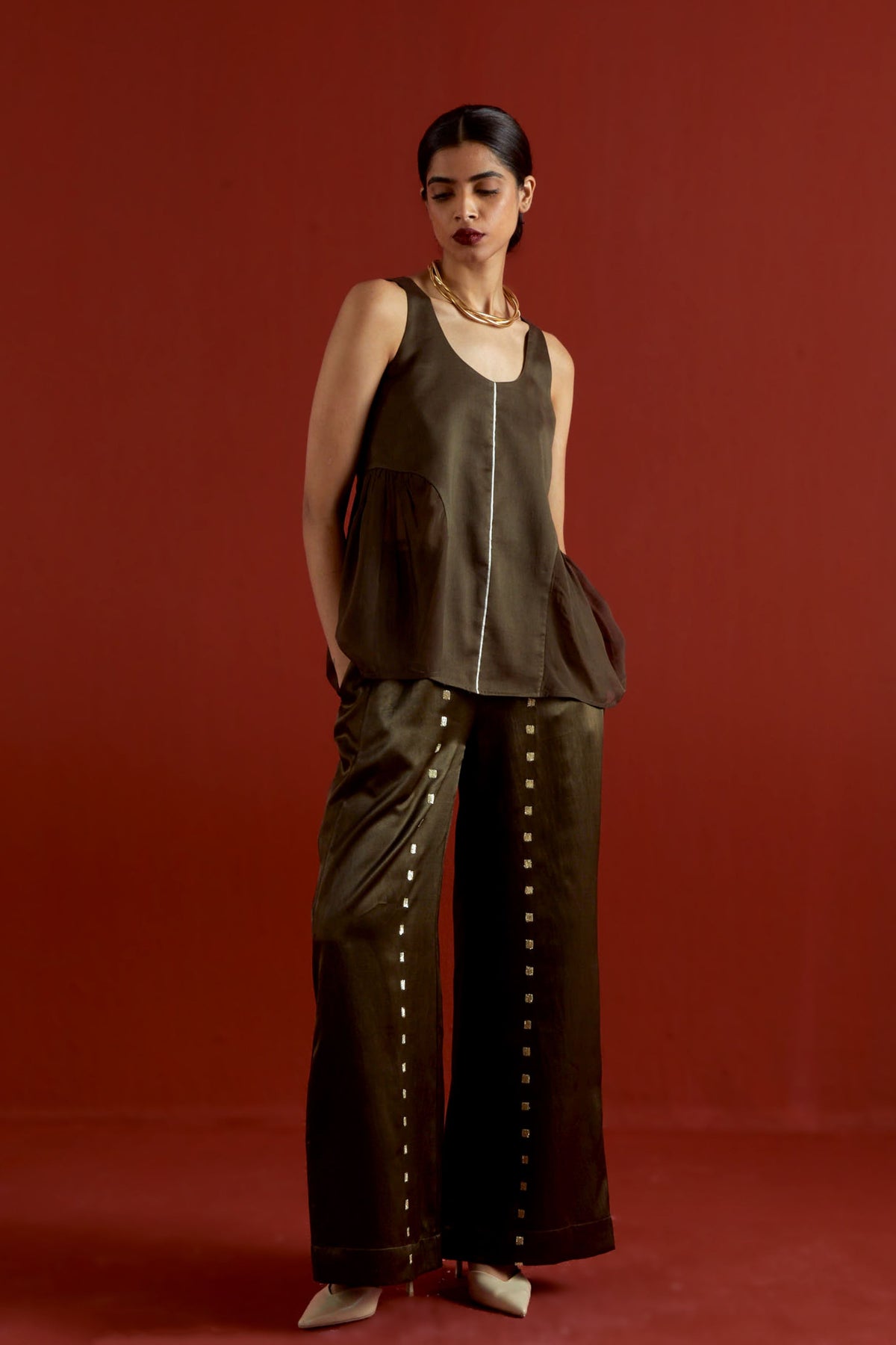 Side U-gather Top Set