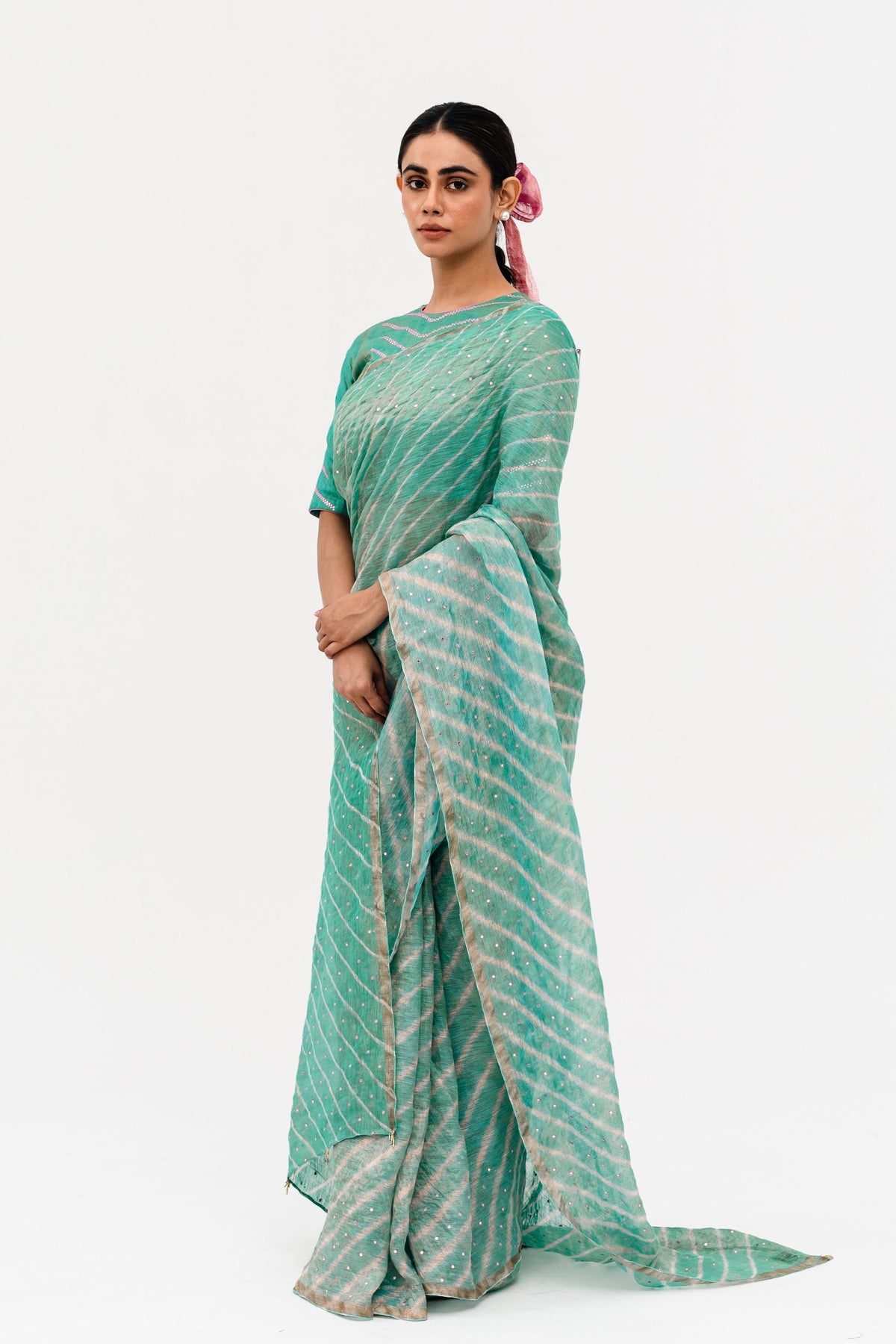 Blue Luni Saree