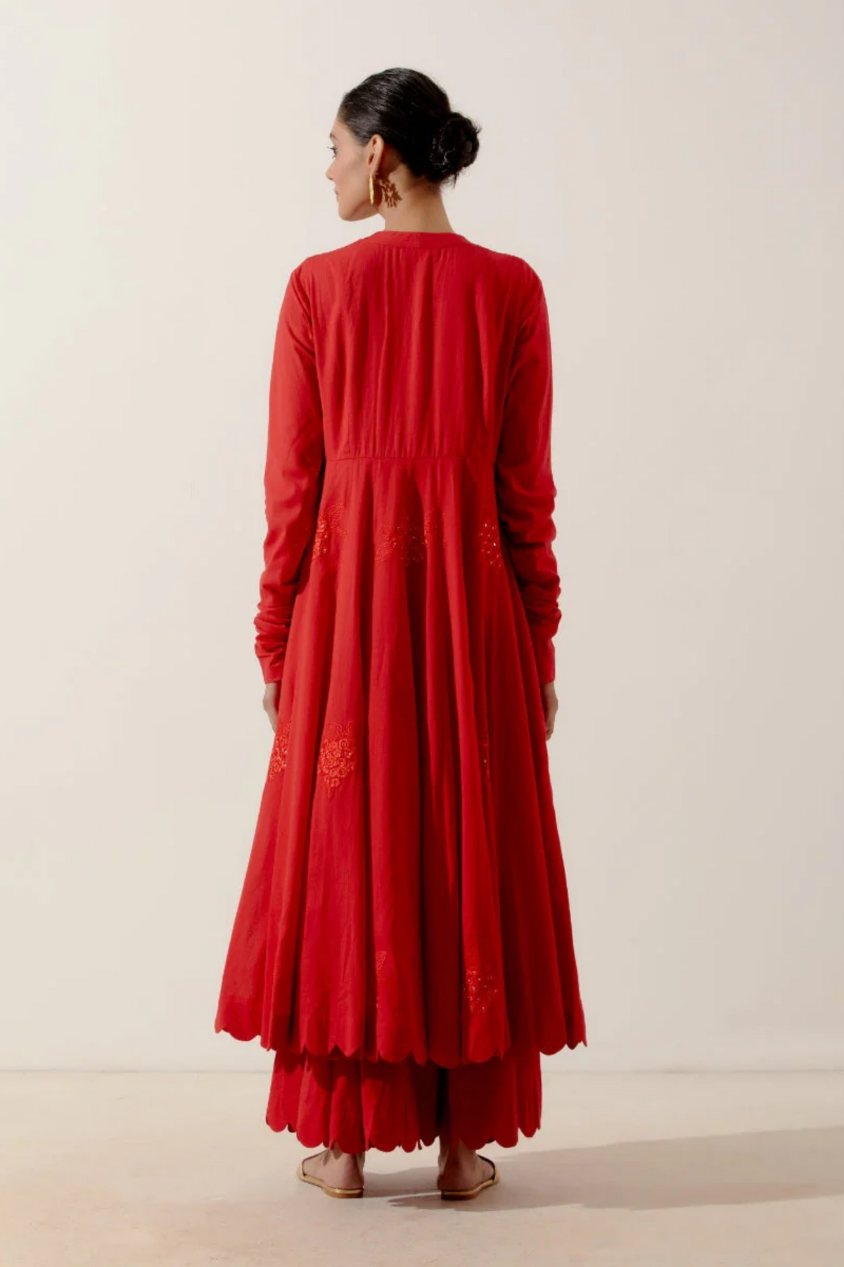 Gulmohar kali kurta set