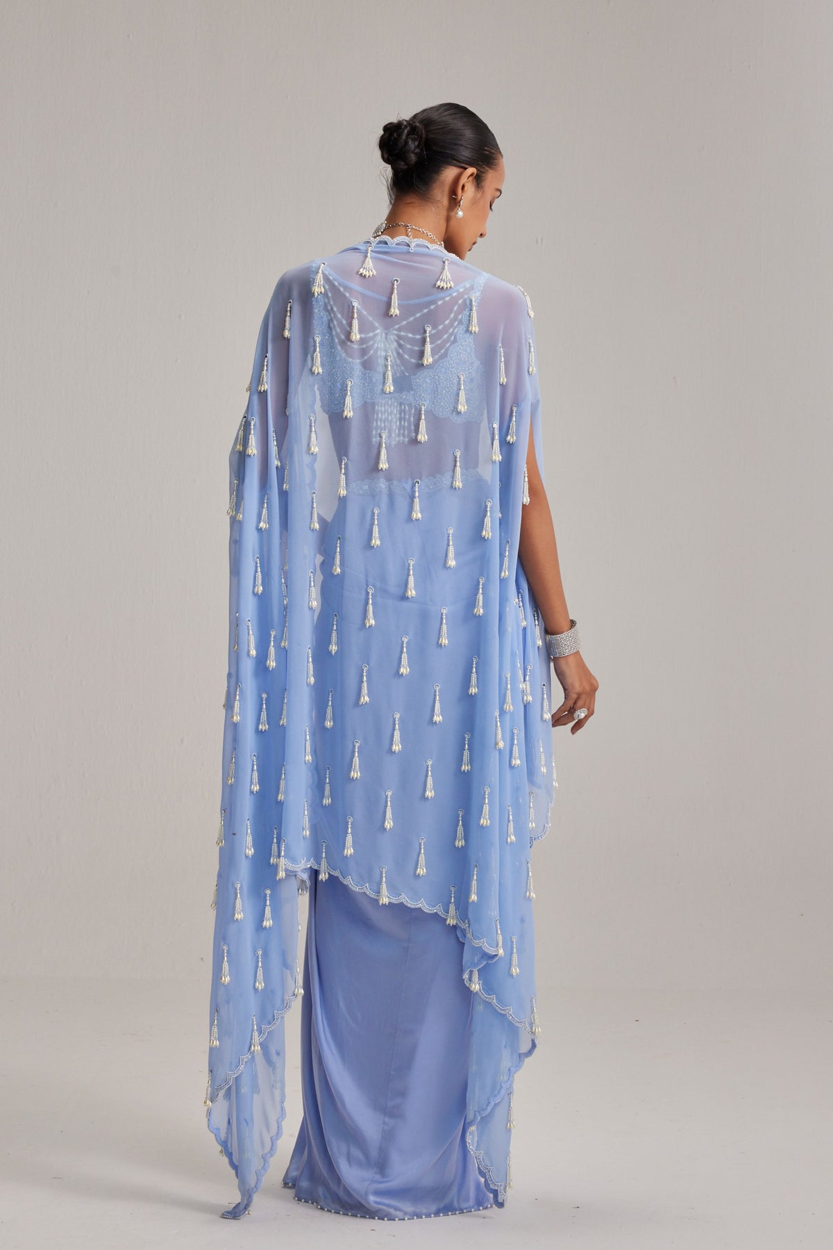 Dew Blue Cape Set