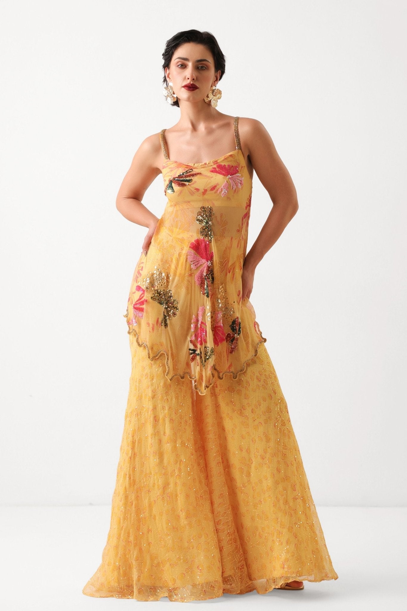 Kal - katta Bageecha Sharara Set - Pallavi Jaipur - Elahe