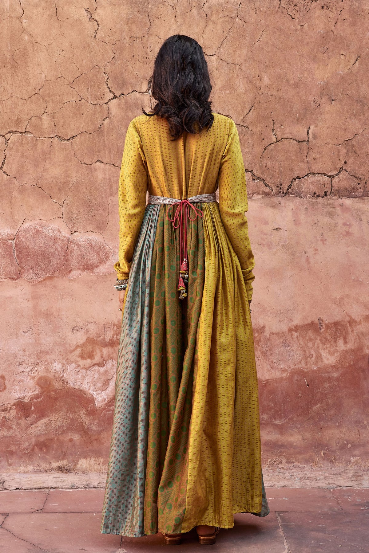 Haldi Nashpal Anarkali Dress