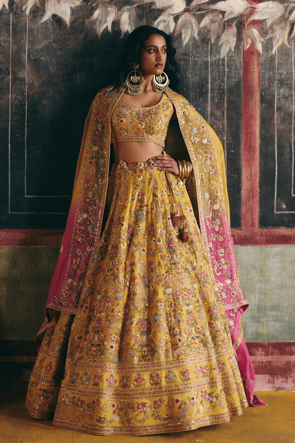 Yellow Lehenga Set