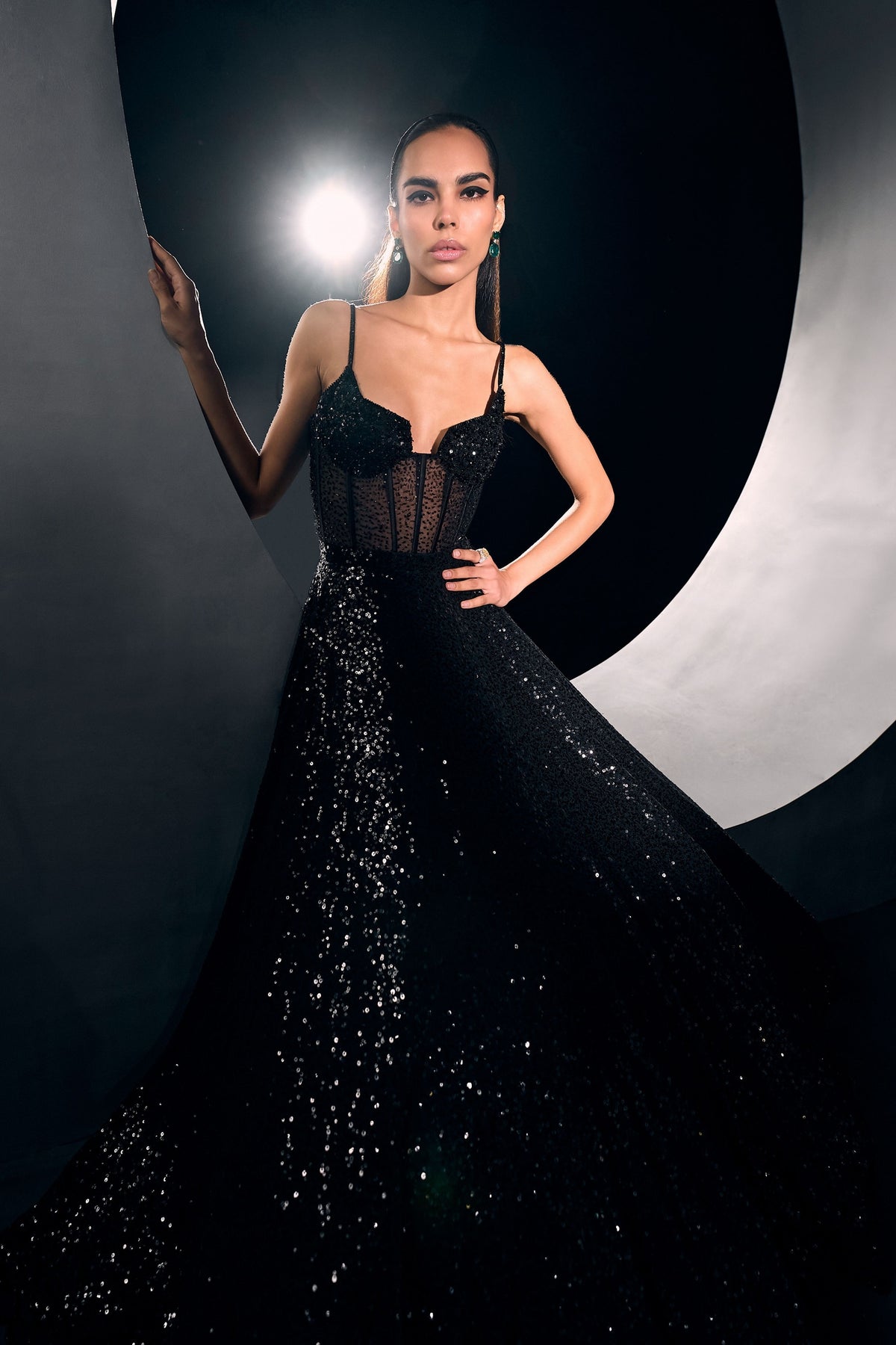 Black Corset Gown