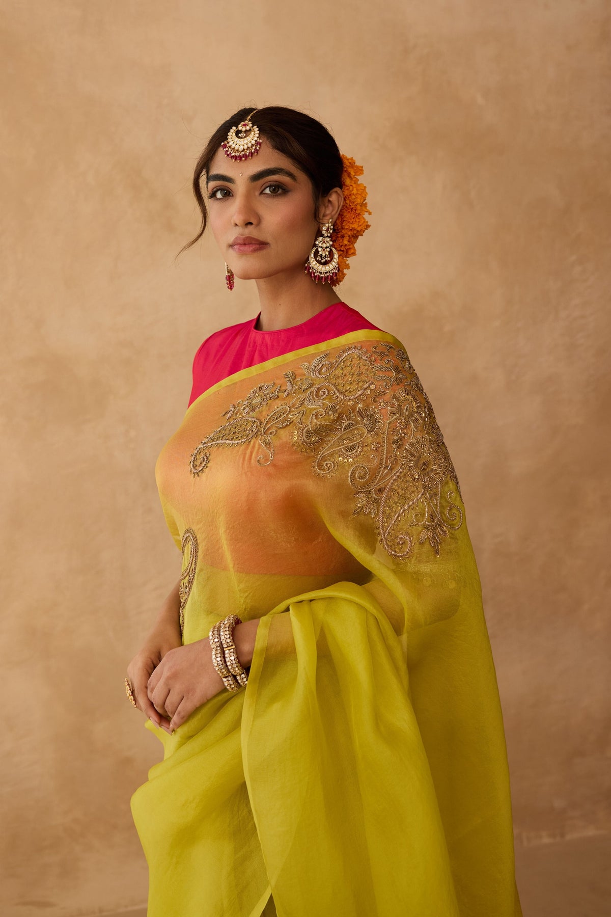 Jugni Sheer Saree