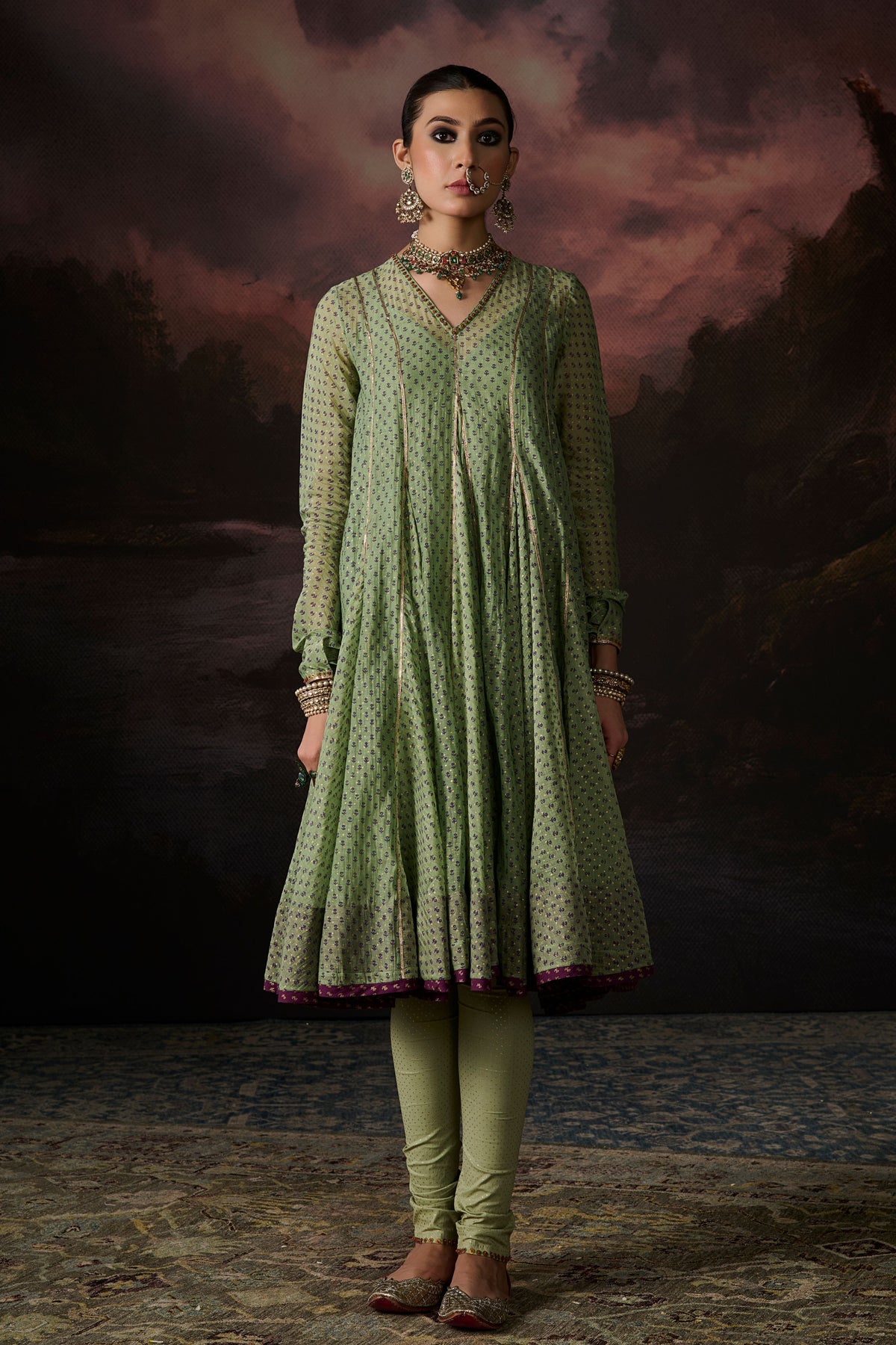 Nina Anarkali Set