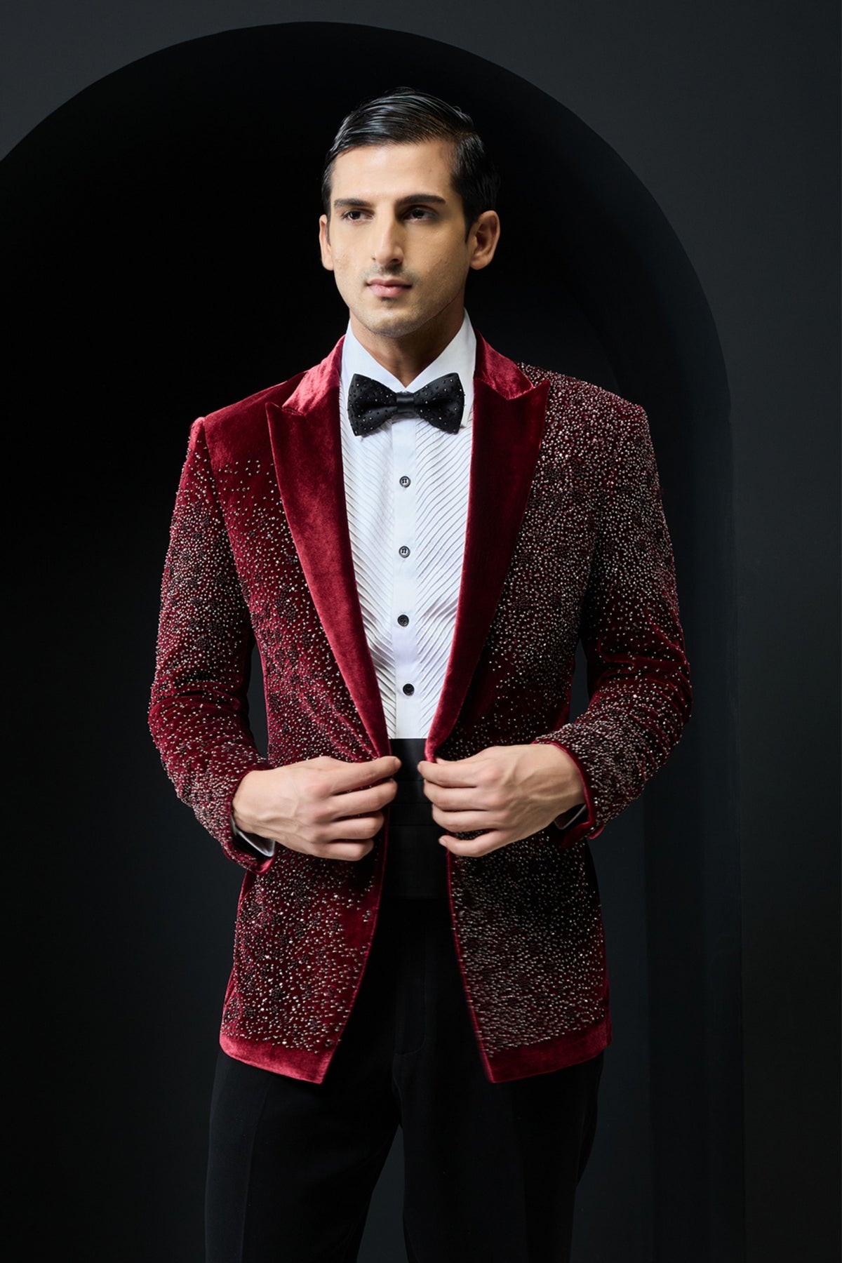 Wine Crystal Tuxedo