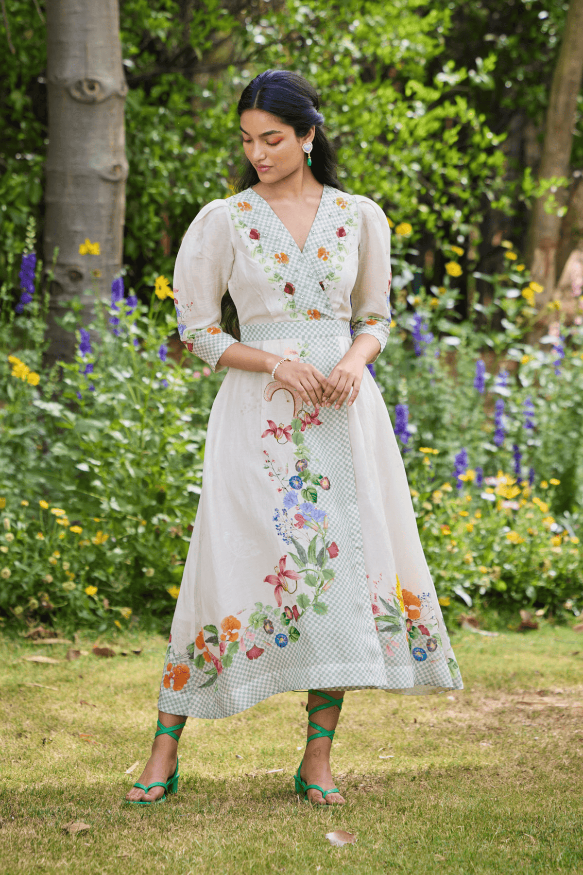 Parisian Wrap Dress Fawn
