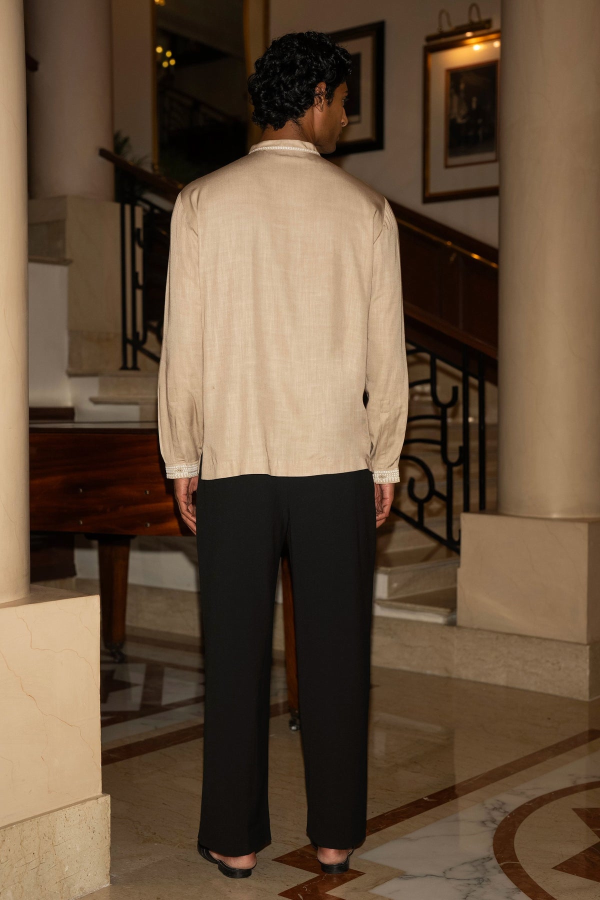 Dori Embroidered Stripe Shirt