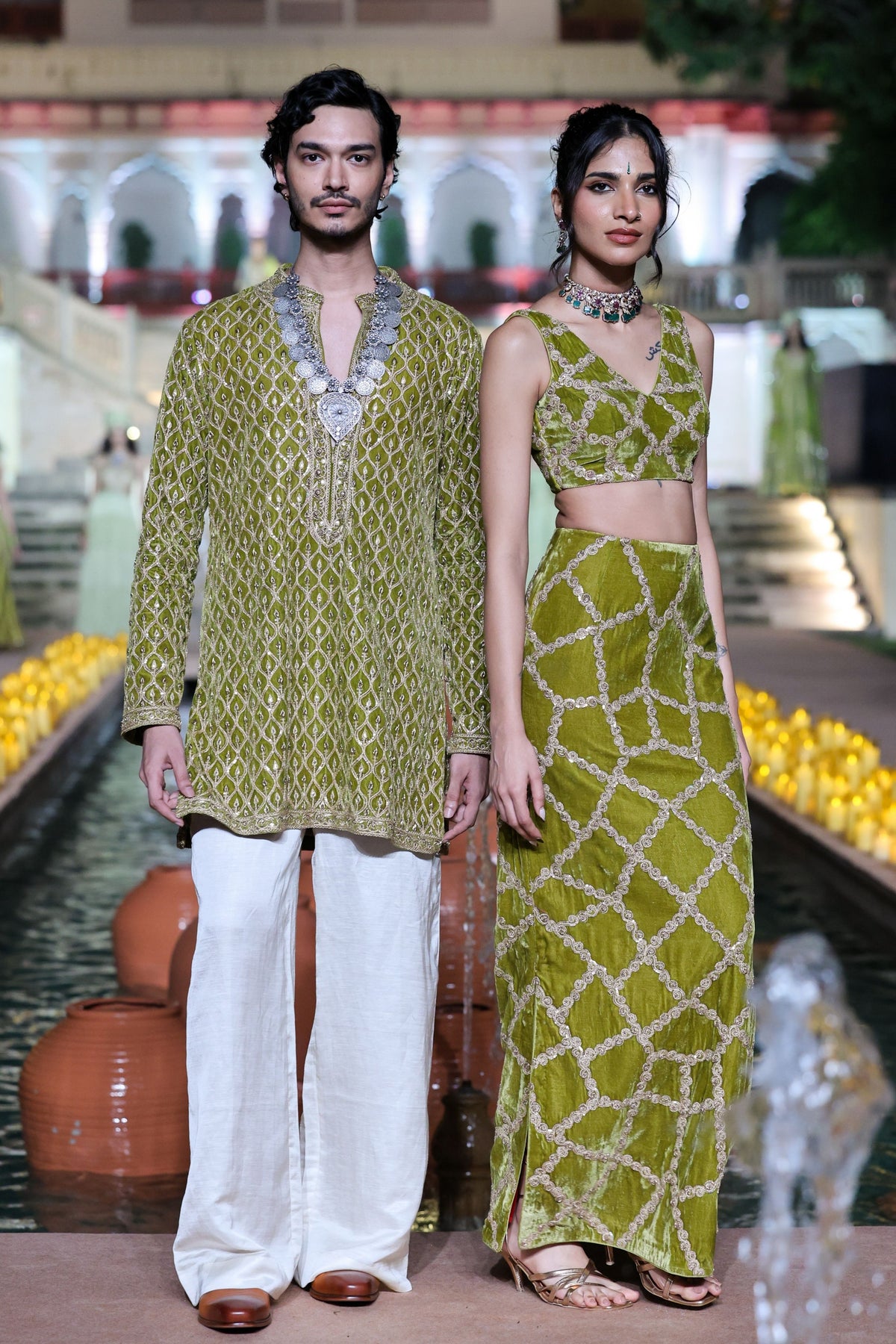 Kaccha Aam Skirt Set