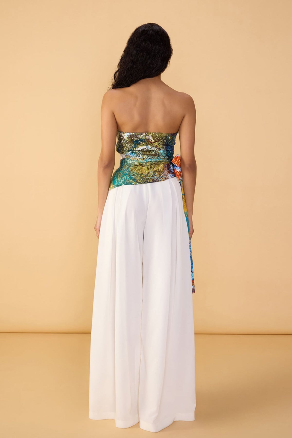 Solid White Saylor Palazzo