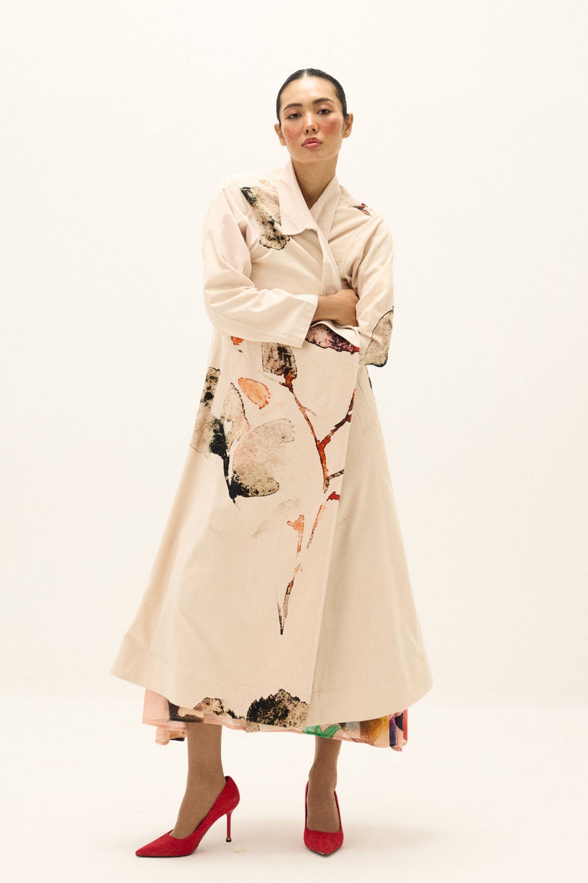 Clay Echo Trench Coat