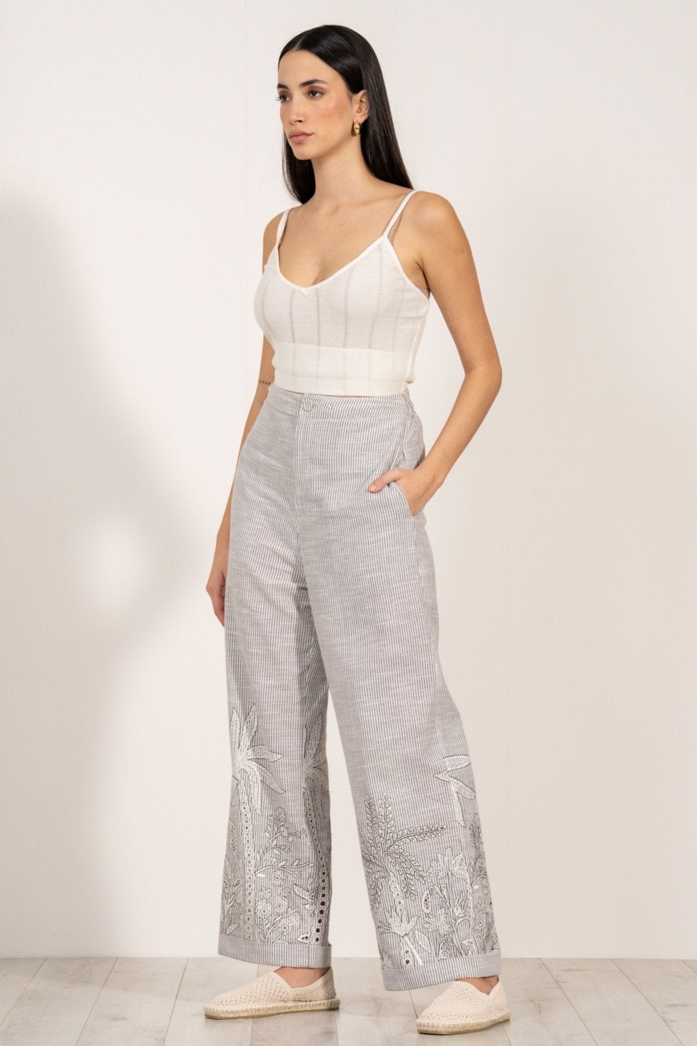 Verena High Waisted Pants - Ranna Gill - Elahe