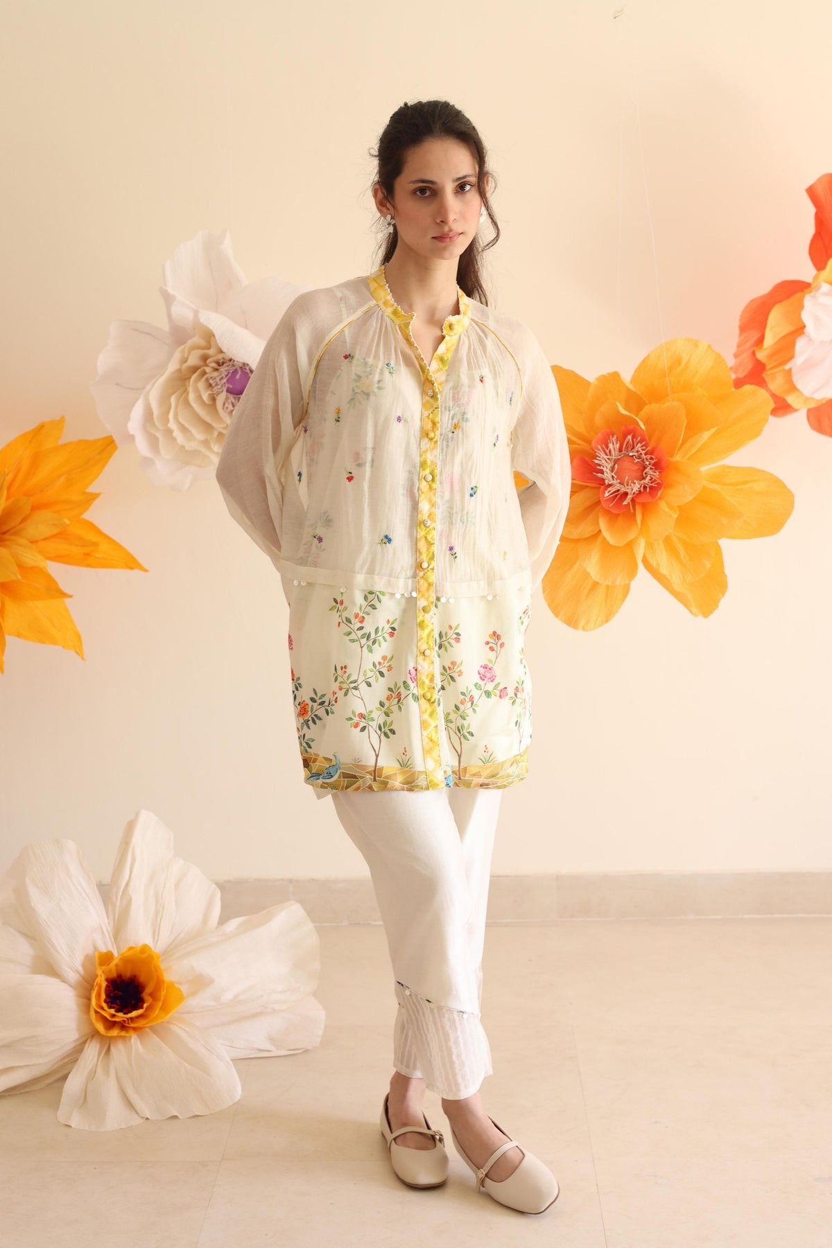 Lumina Printed Floral Shirt