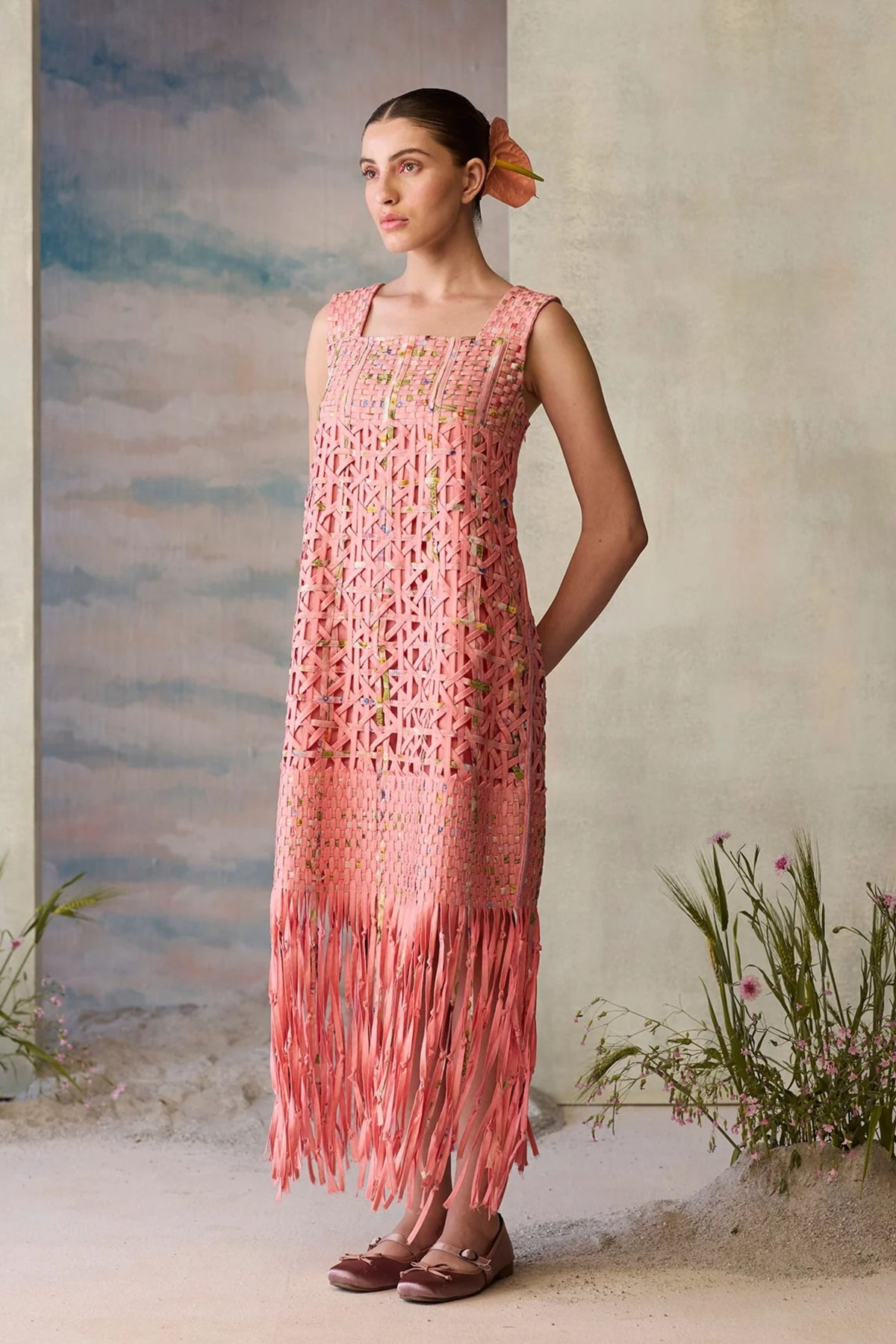 Rose Smocked Dress