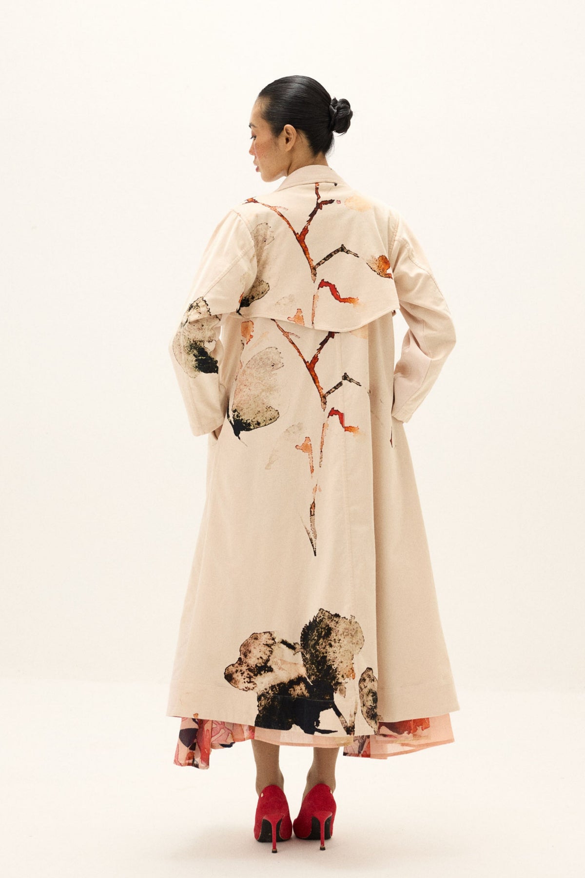 Clay Echo Trench Coat