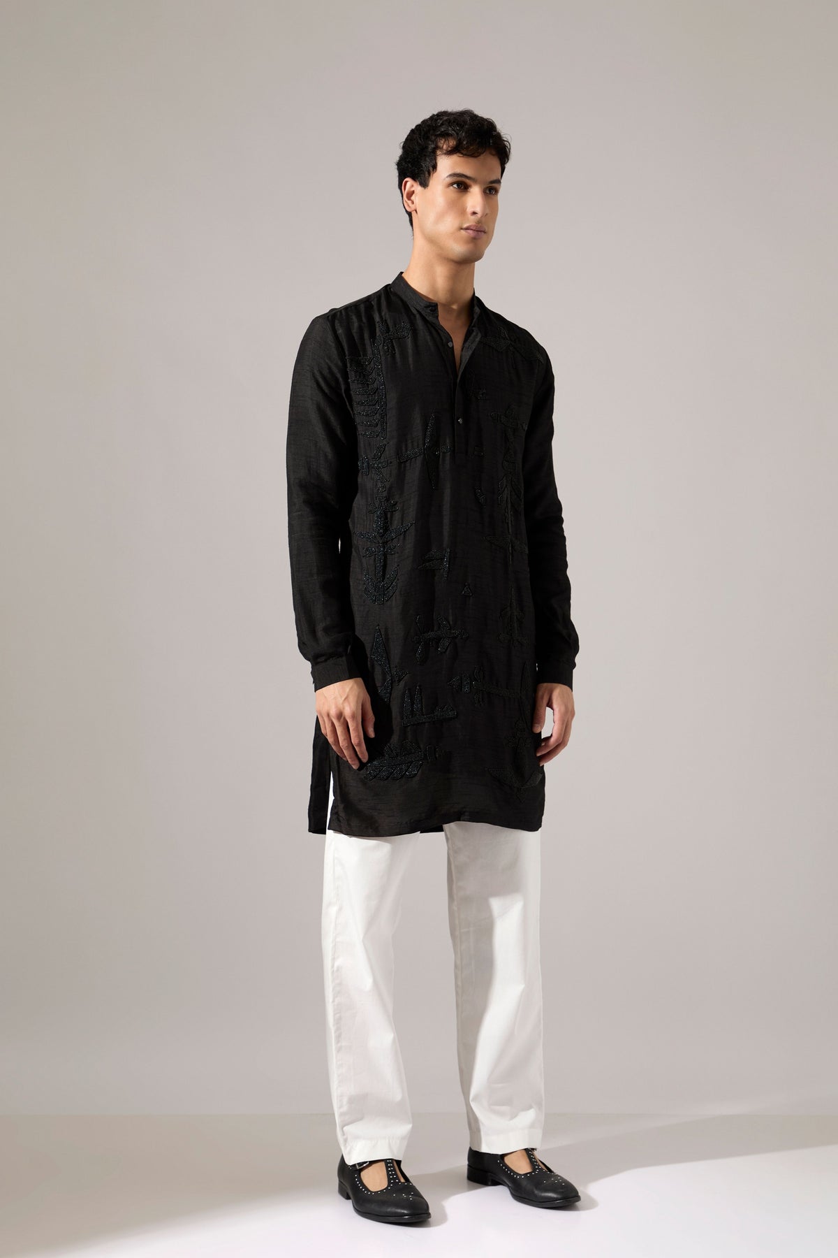 Adam Hand Embroidered Kurta Set