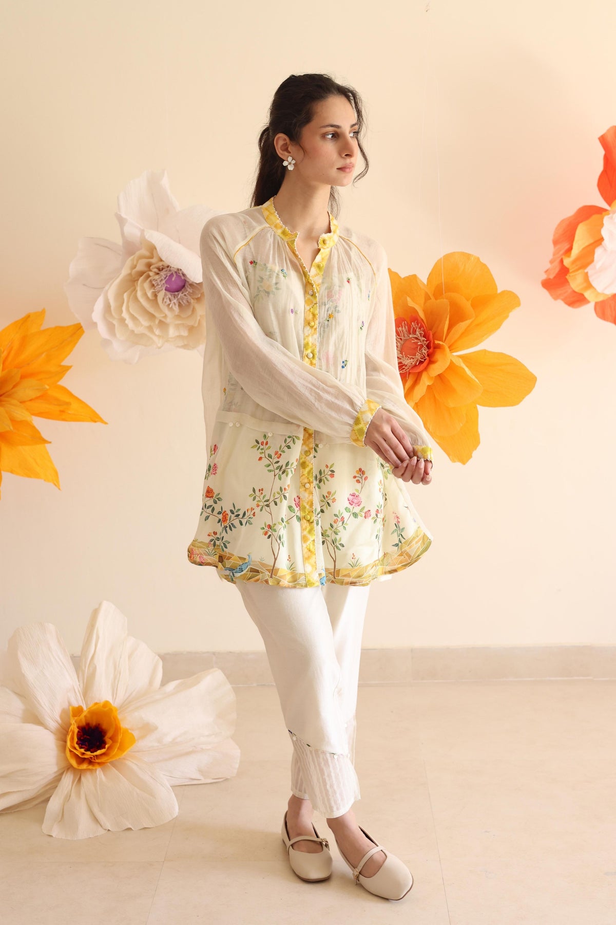 Lumina Printed Floral Shirt