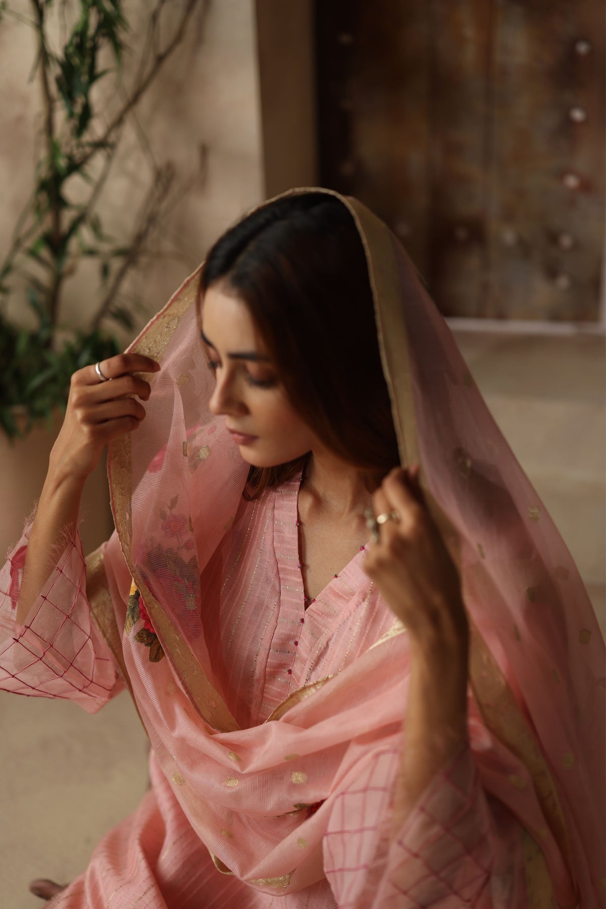 Sidra Pink Kurta Set