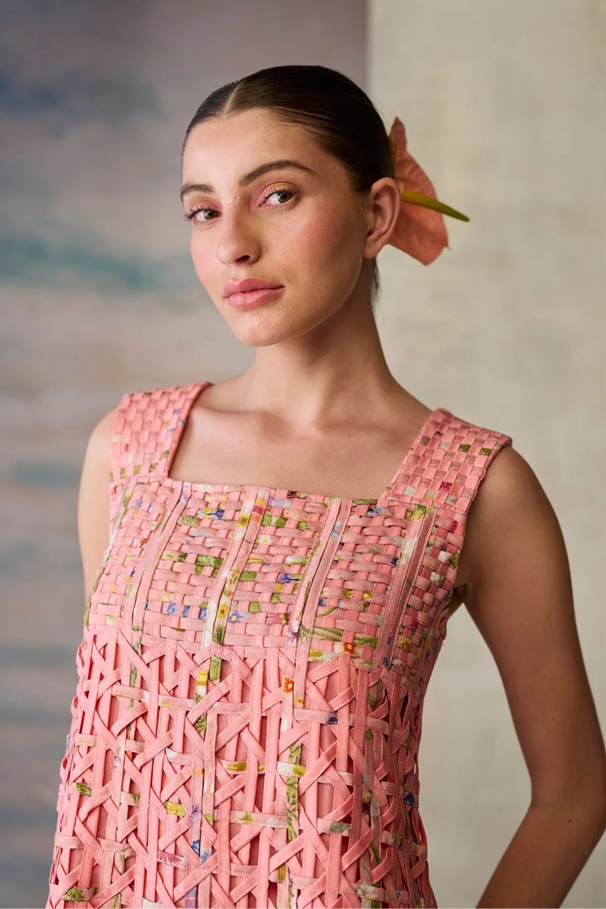 Rose Smocked Dress