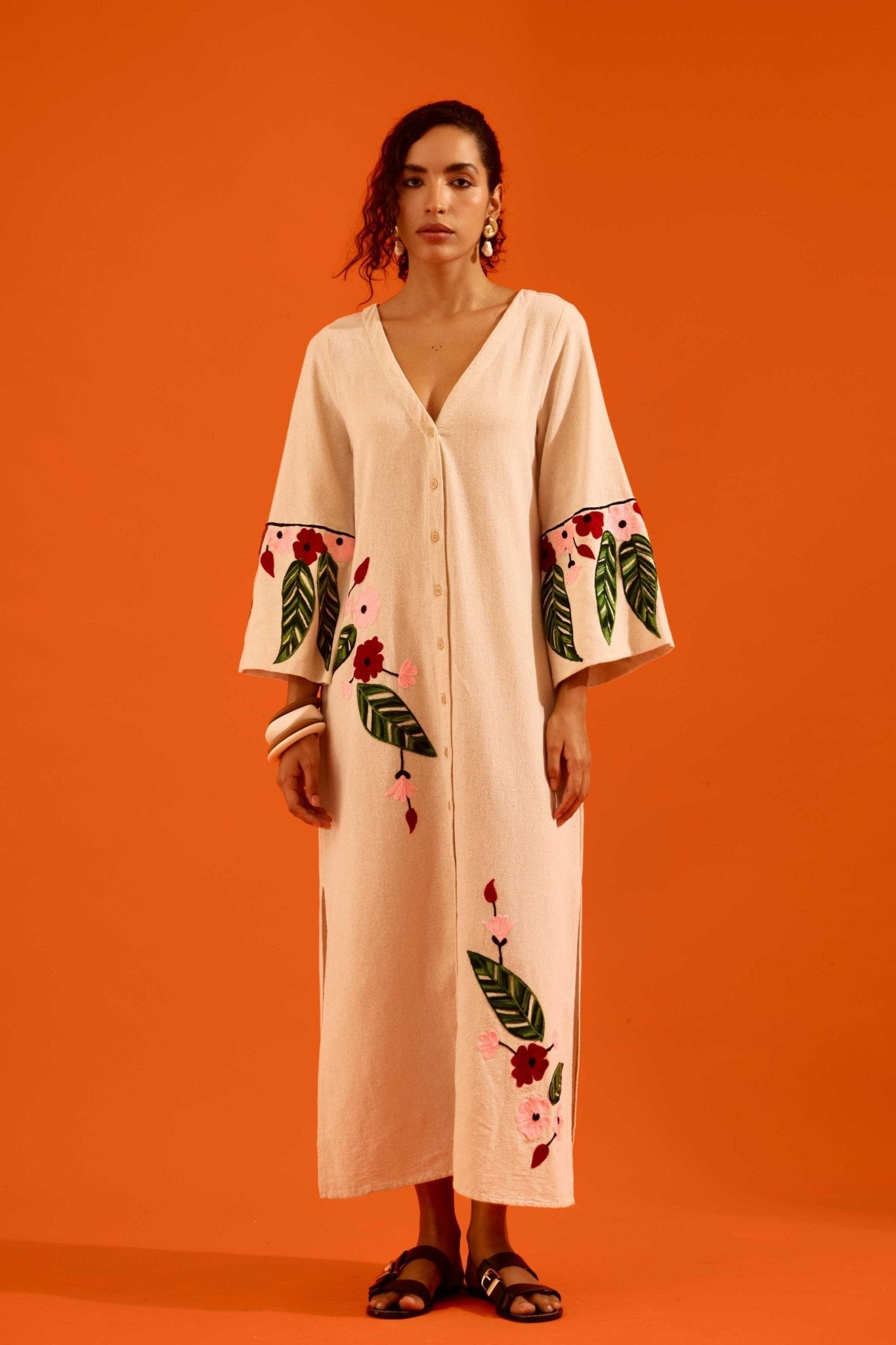 Jute Maxi Dress - Indian Summer Story - Elahe