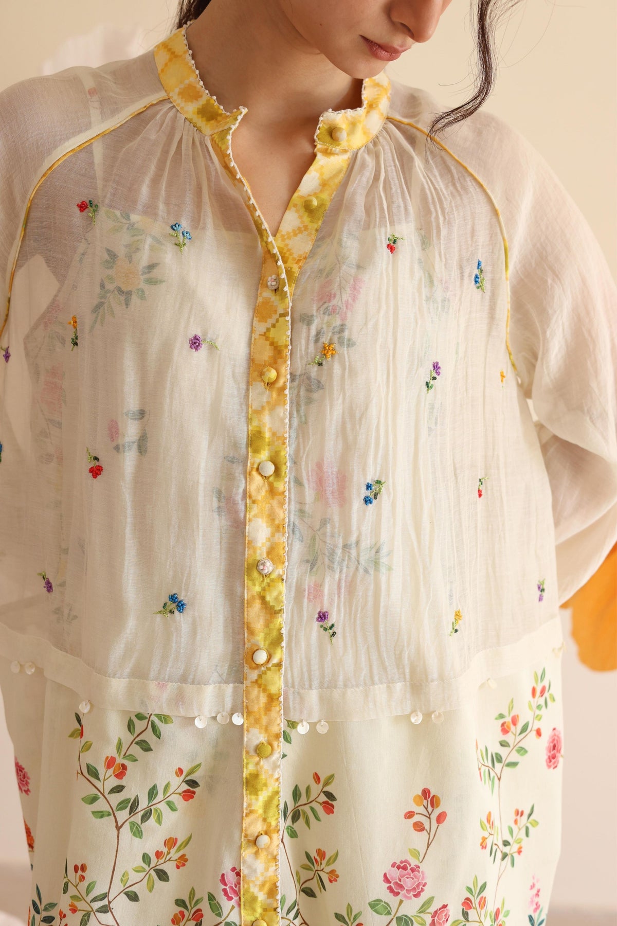 Lumina Printed Floral Shirt
