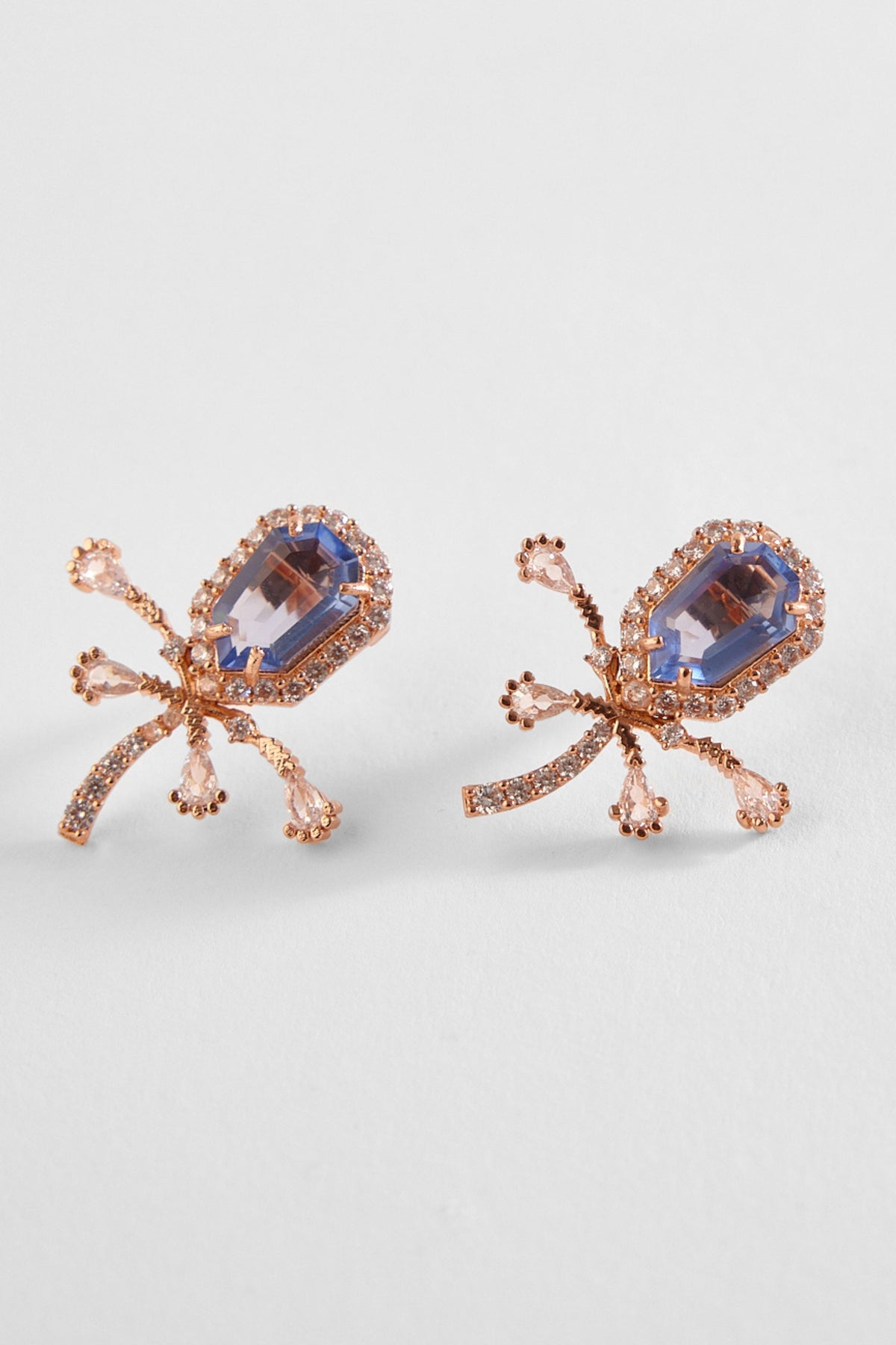 The Faena Mini Earcuffs in Tanzanite